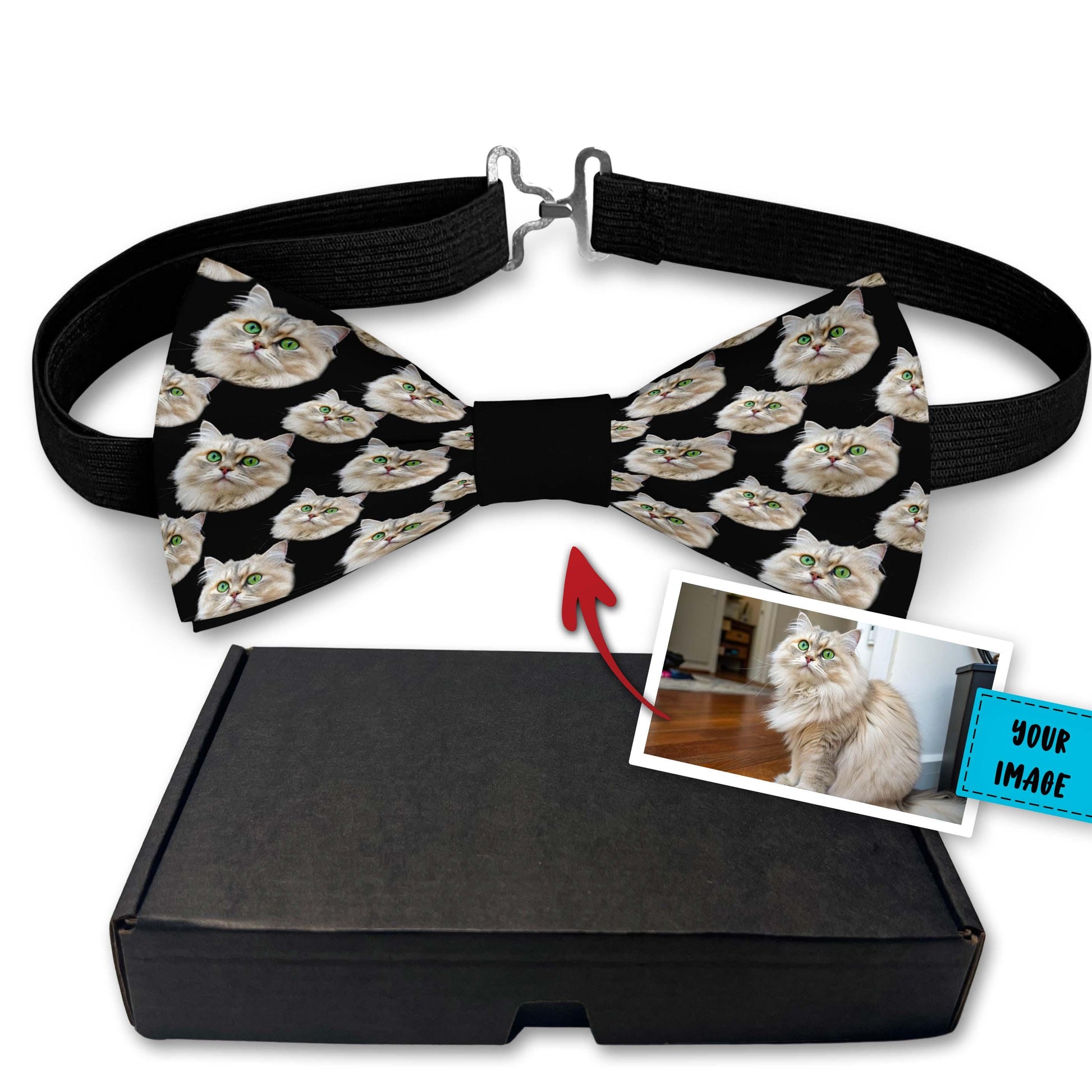 Custom Photo Bow Tie With Your Cat Image Bowties