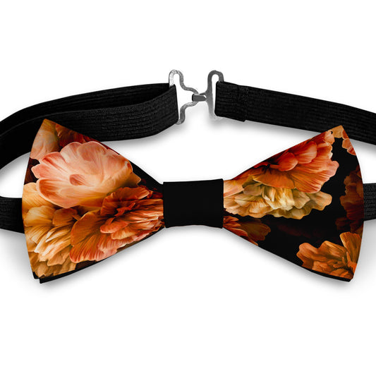 Peony Flowers Bow Tie Bowties