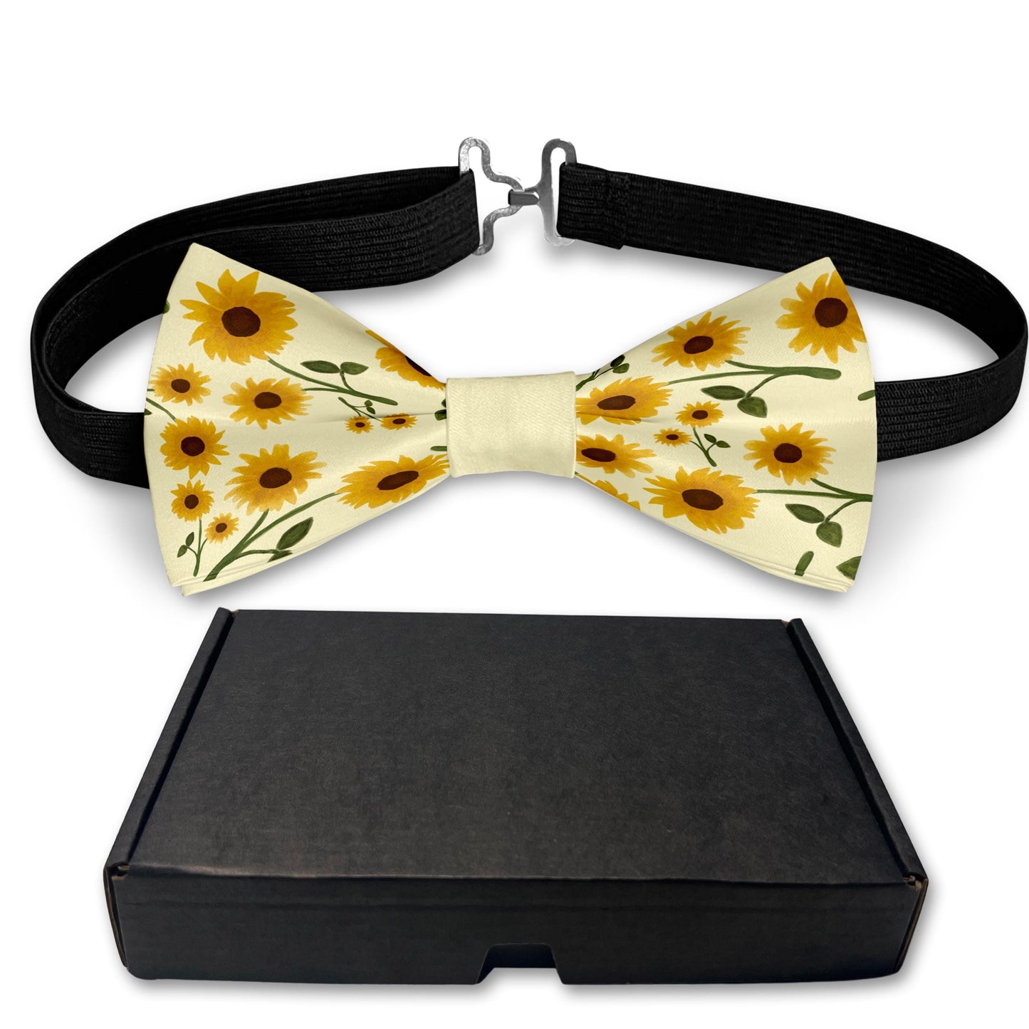 Sunflower Flowers Bow Tie Bowties