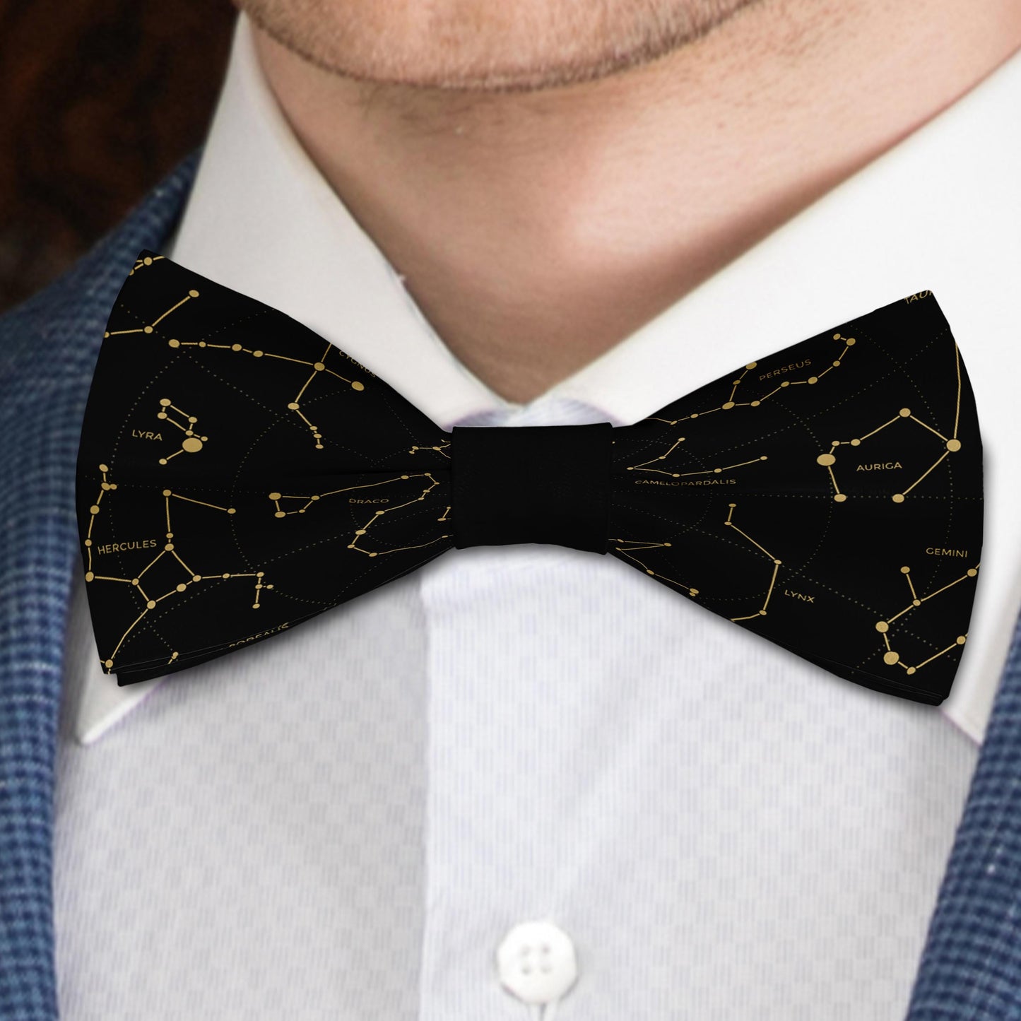 Constellations Gold Bow Tie Bowties