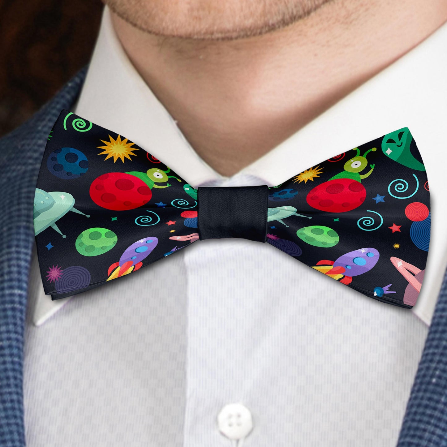 Space Ufo Bow Tie Bowties