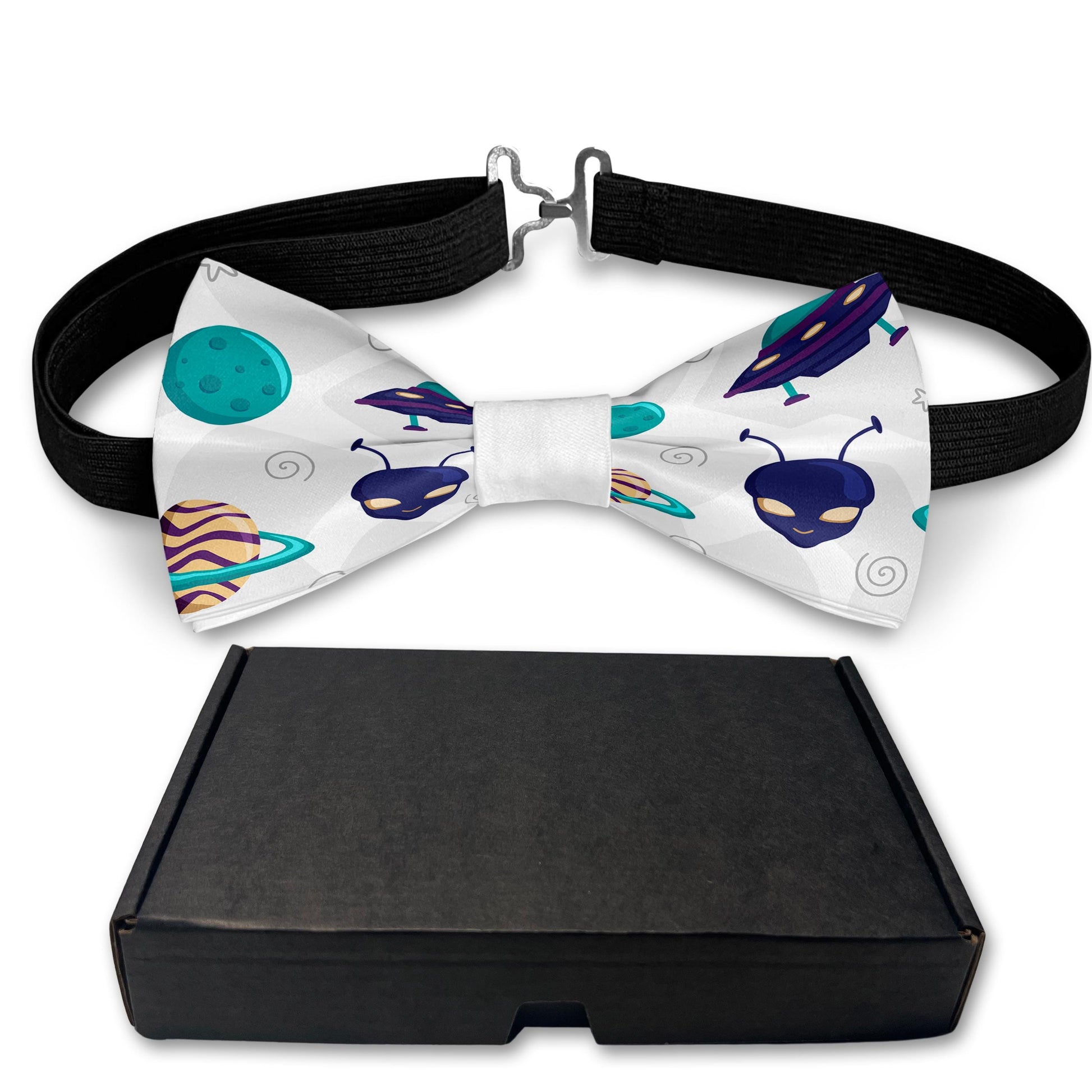 Funny Space Ufo Bow Tie Bowties