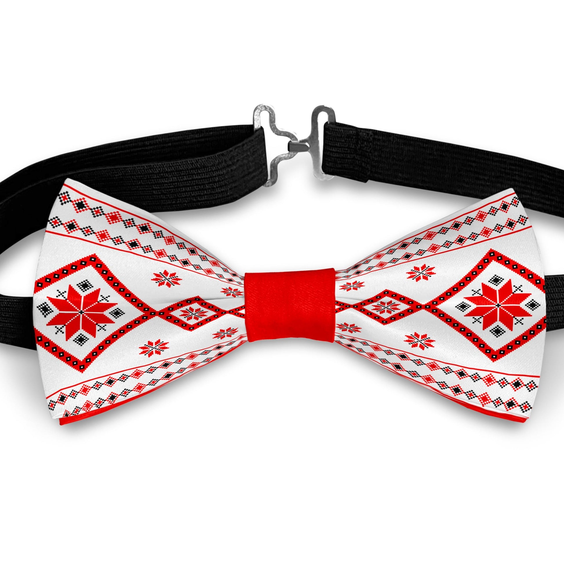 Traditional Ukraine Ornaments Bow Tie Bowties
