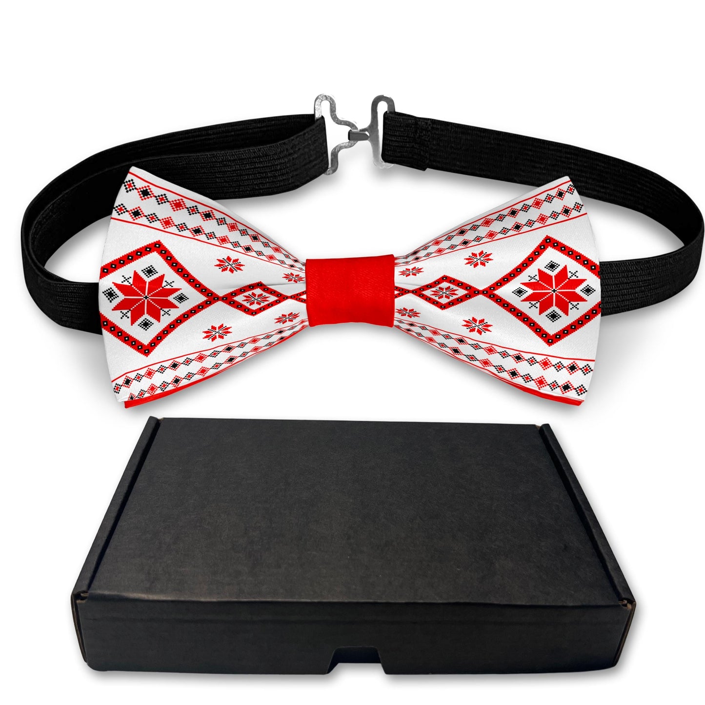 Traditional Ukraine Ornaments Bow Tie Bowties