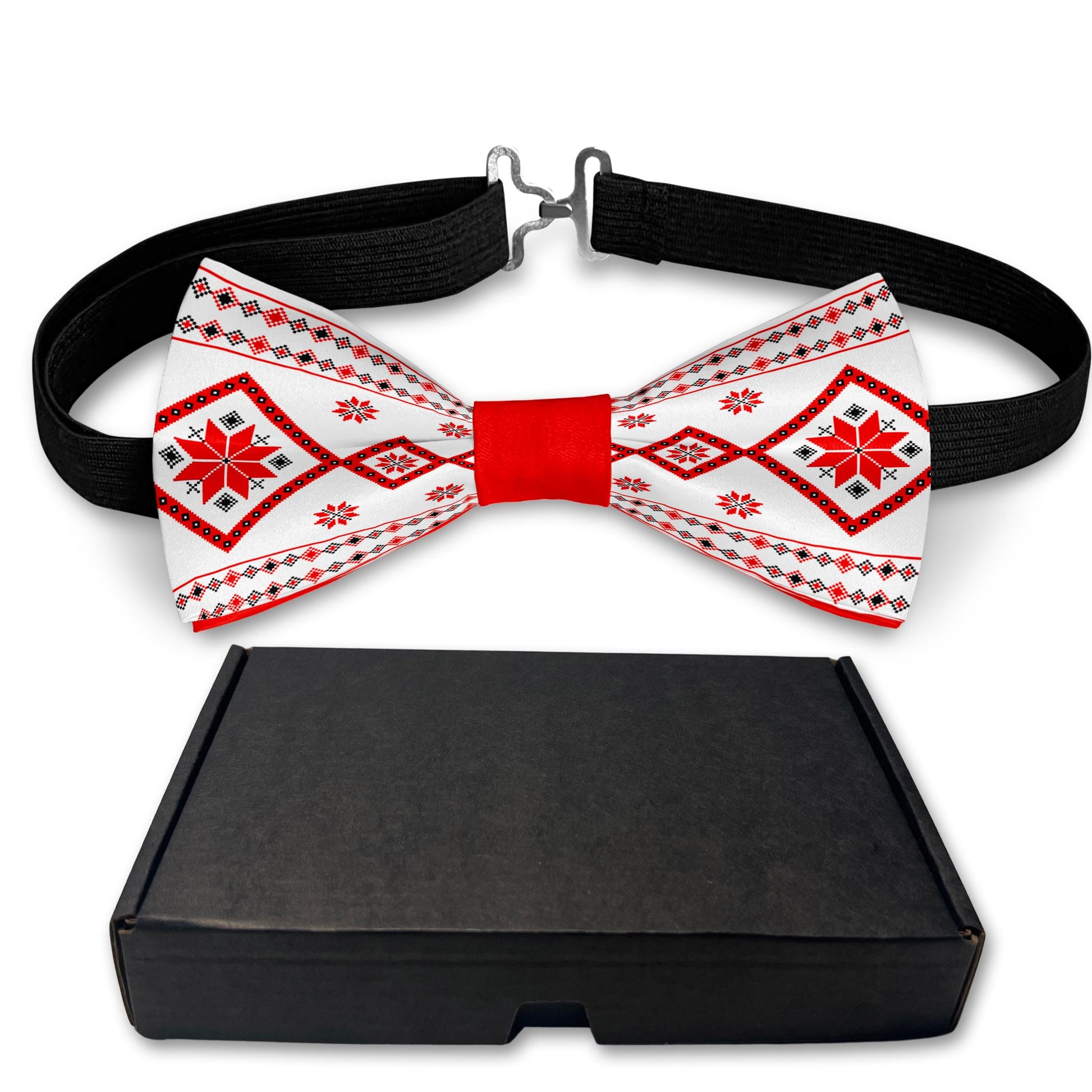 Traditional Ukraine Ornaments Bow Tie Bowties