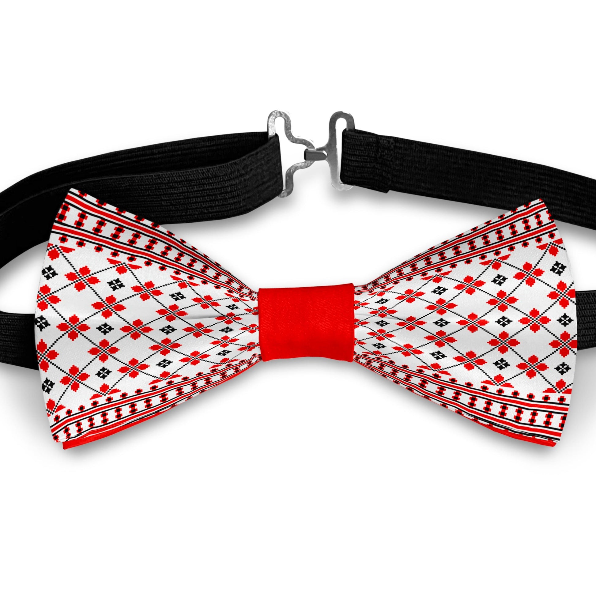Traditional Ukraine Ornaments Bow Tie Bowties