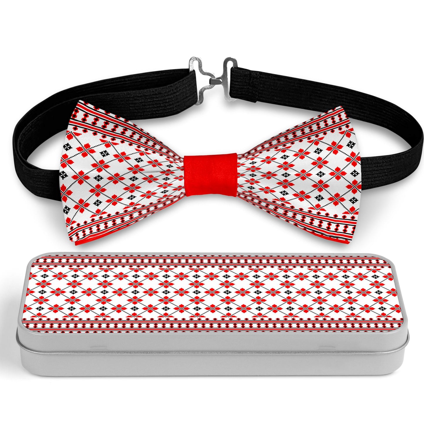 Traditional Ukraine Ornaments Bow Tie Bowties
