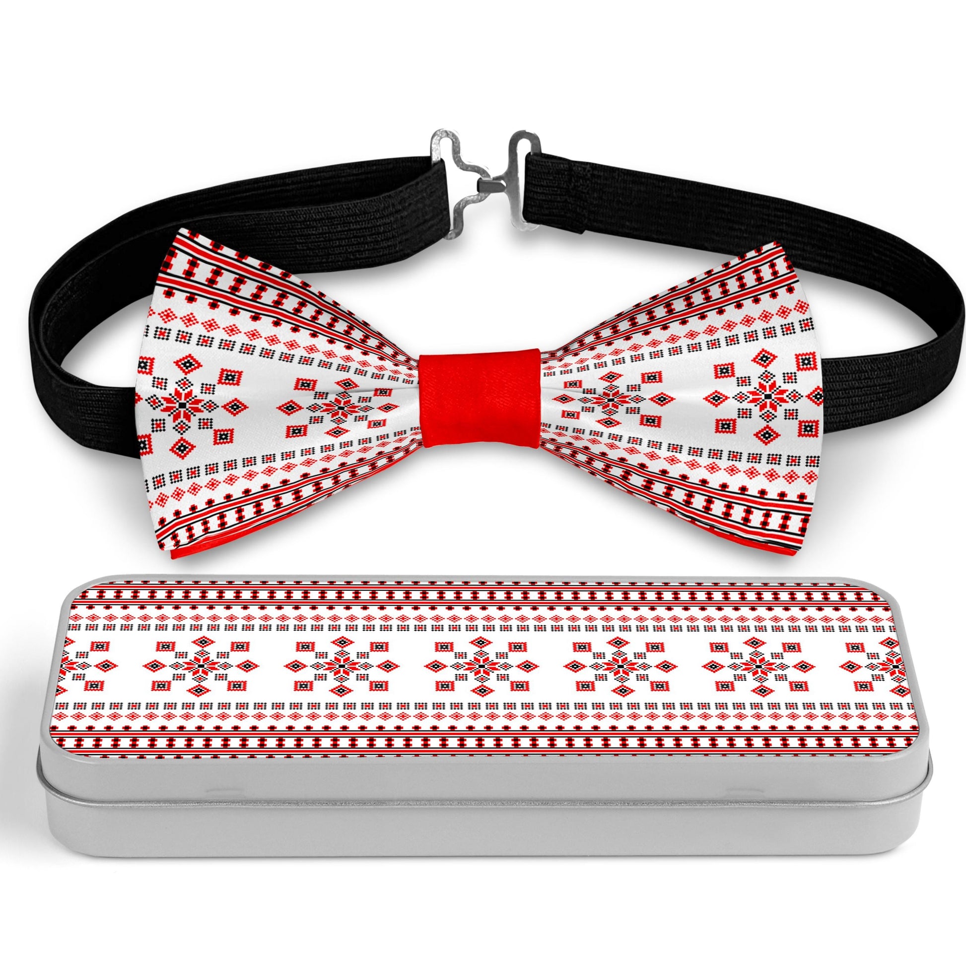 Traditional Ukraine Ornaments Bow Tie Bowties
