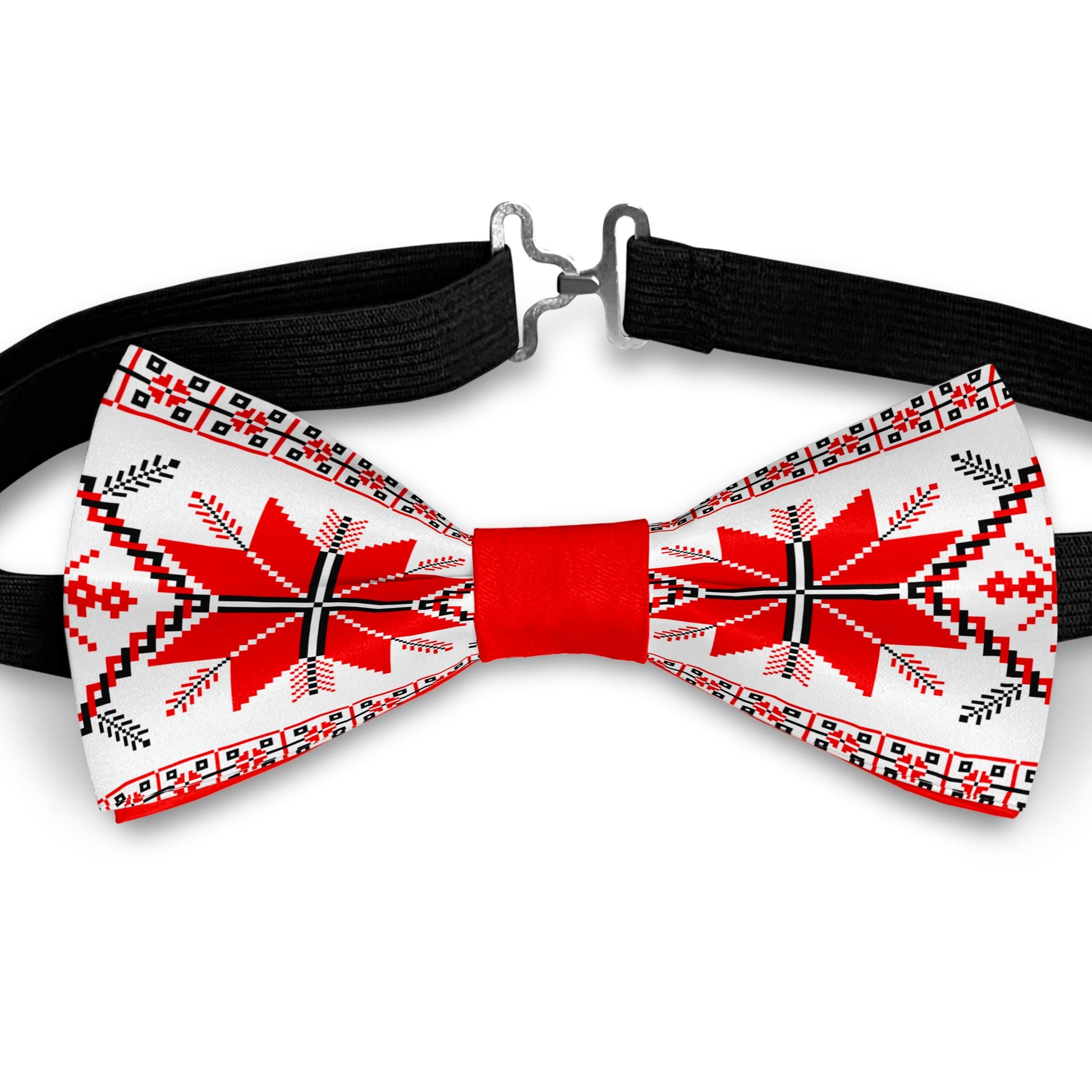 Traditional Ukraine Ornaments Bow Tie Bowties