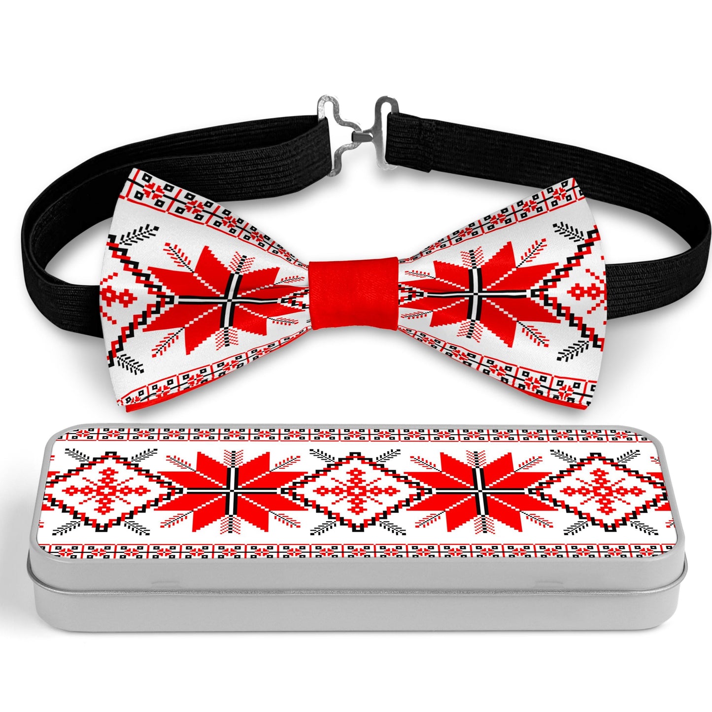 Traditional Ukraine Ornaments Bow Tie Bowties