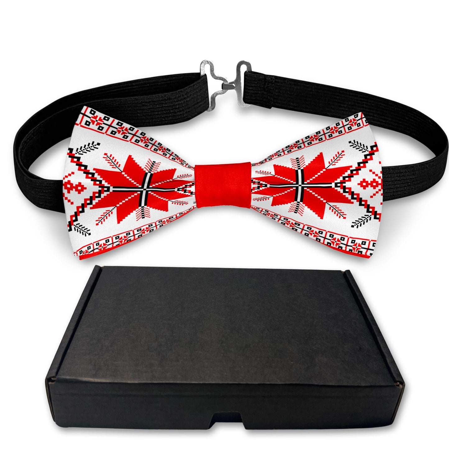 Traditional Ukraine Ornaments Bow Tie Bowties