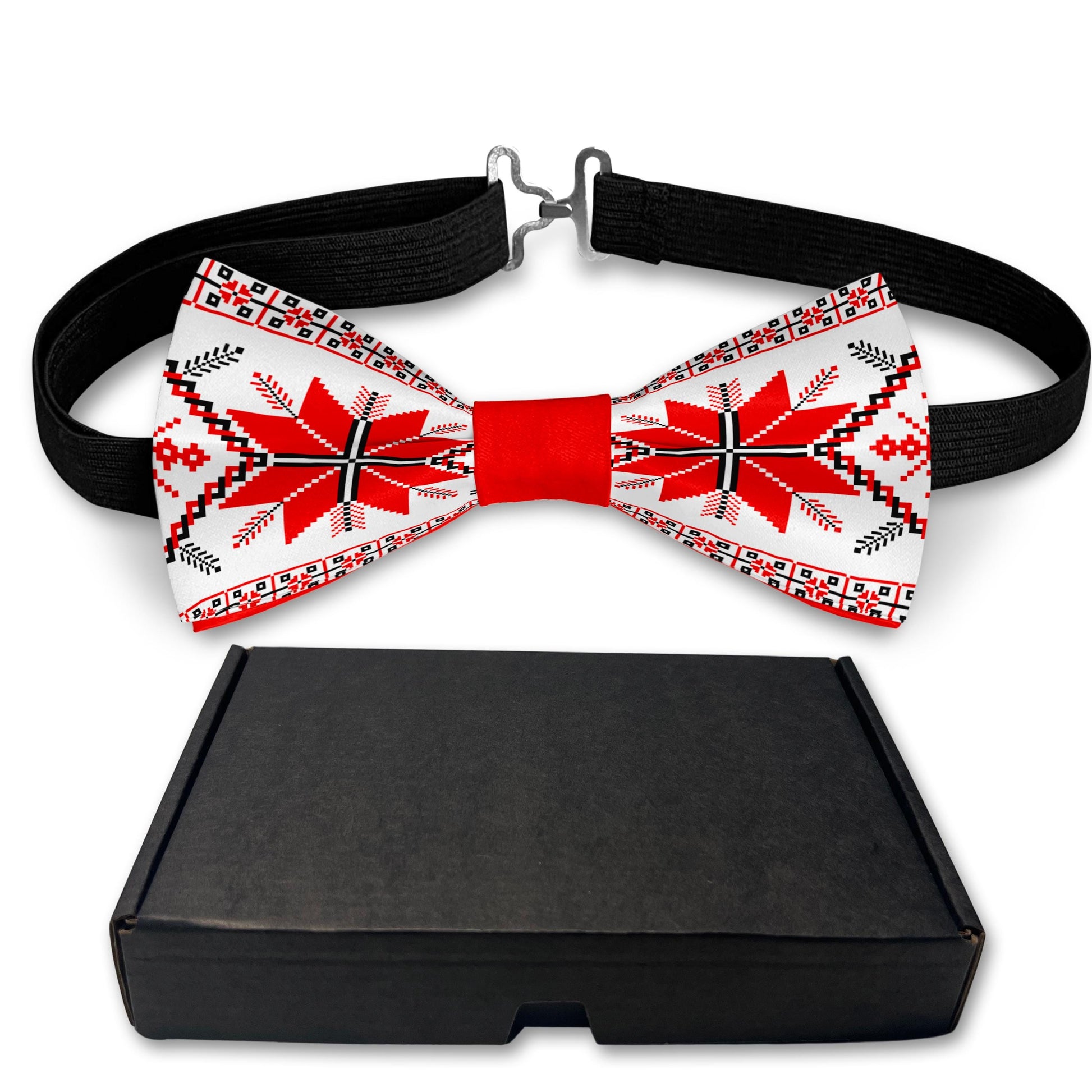 Traditional Ukraine Ornaments Bow Tie Bowties