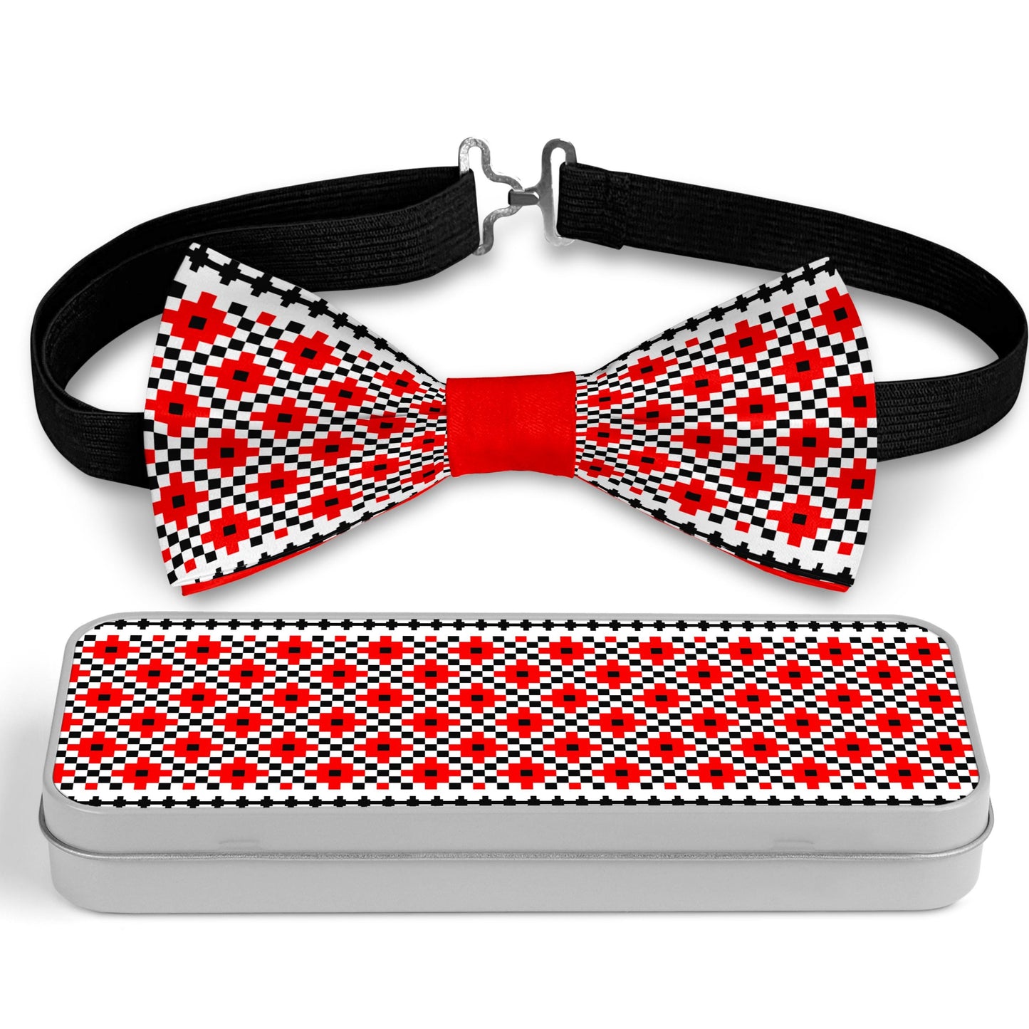Traditional Ukraine Ornaments Bow Tie Bowties