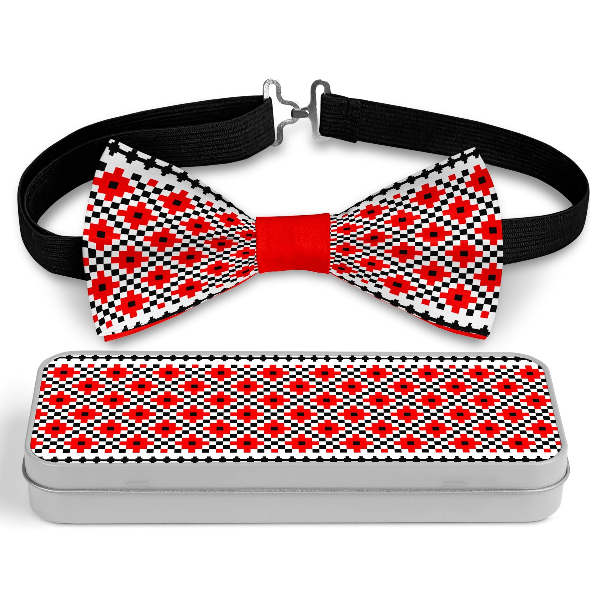 Traditional Ukraine Ornaments Bow Tie Bowties