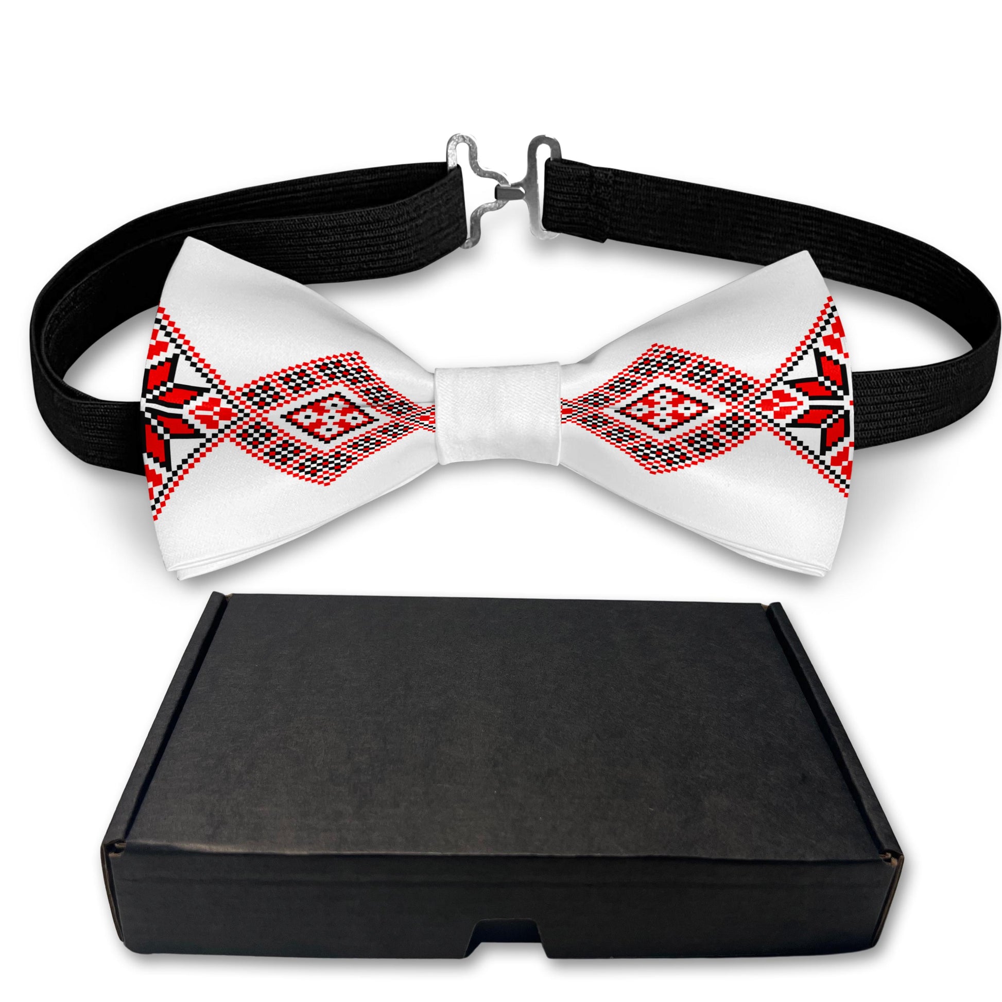 Traditional Ukraine Ornaments Bow Tie Bowties