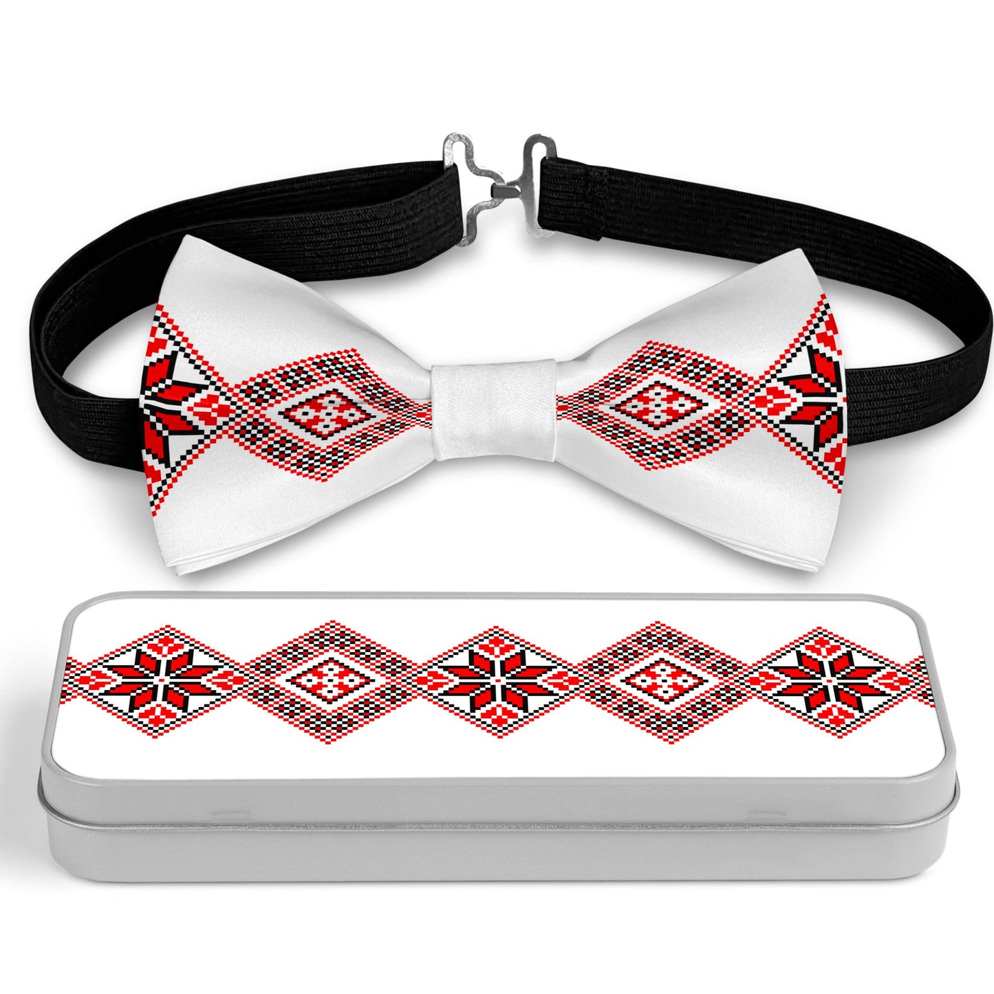 Traditional Ukraine Ornaments Bow Tie Bowties