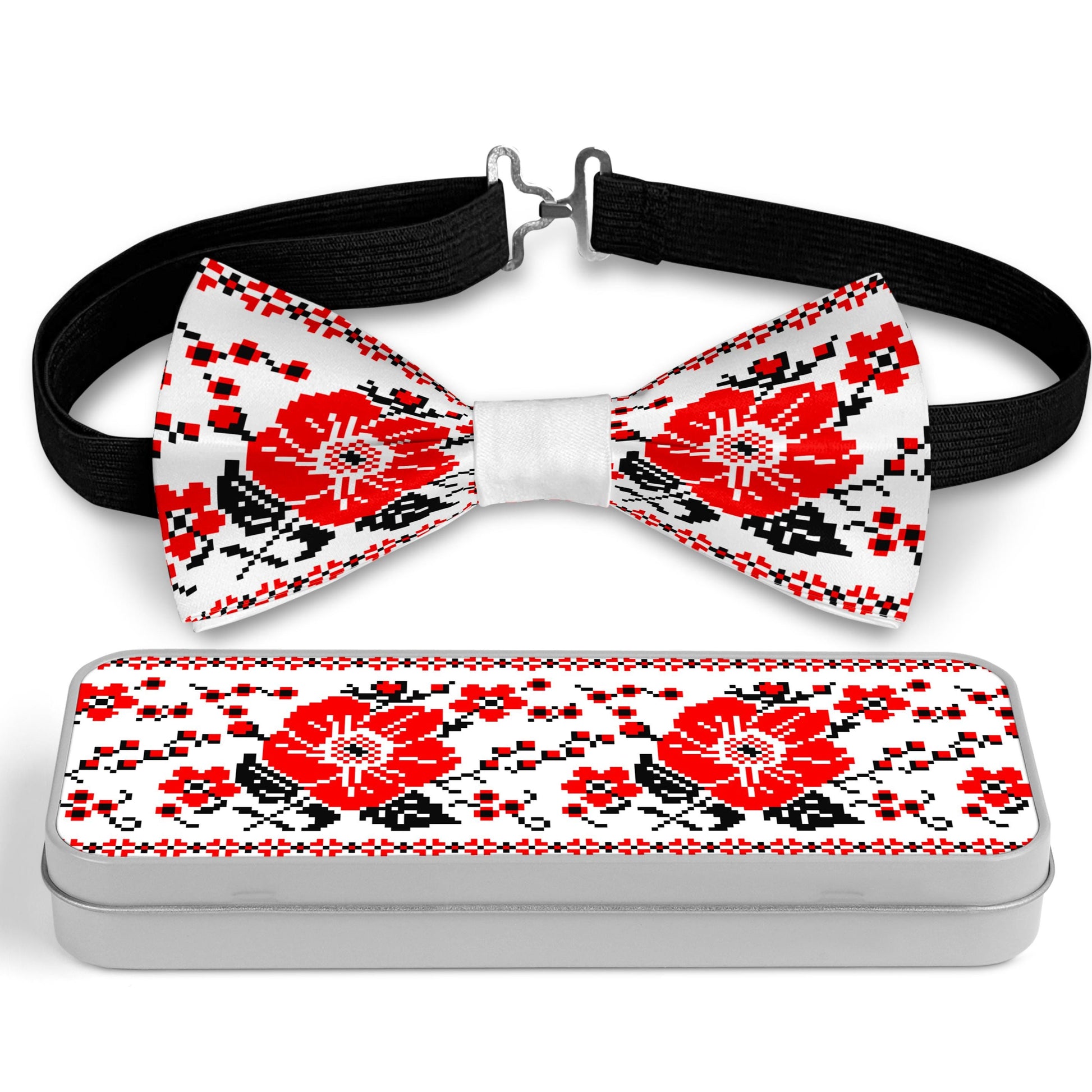 Traditional Ukraine Ornaments Bow Tie Bowties