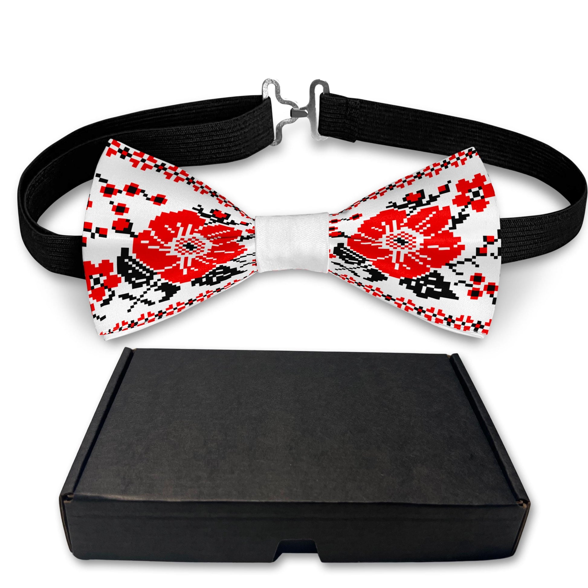 Traditional Ukraine Ornaments Bow Tie Bowties