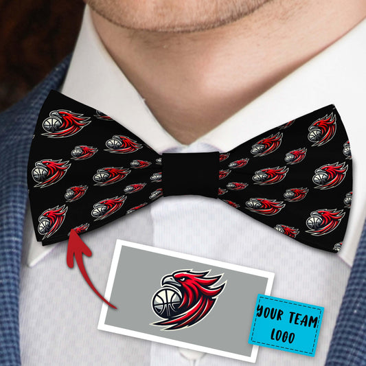 Custom Bow Tie with Your Favorite Basketball or Football Team Logo Bowties