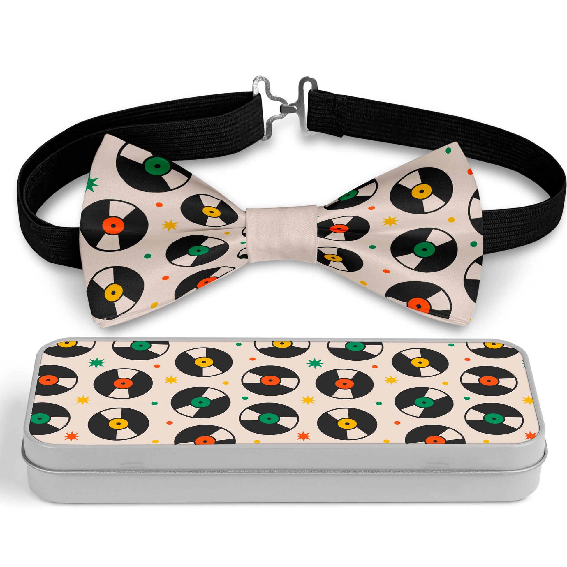 Retro Music Disc Bow Tie Bowties