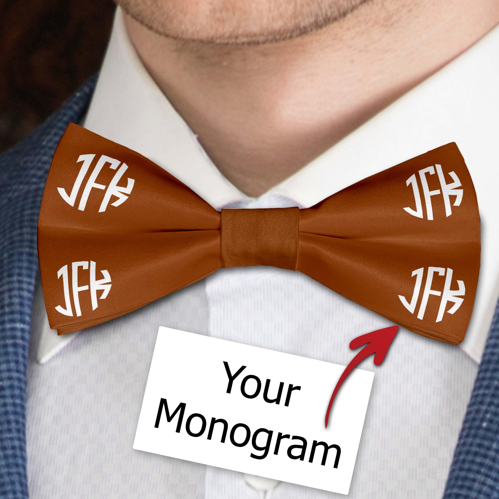 Personalized Monogram Bow Tie Bowties