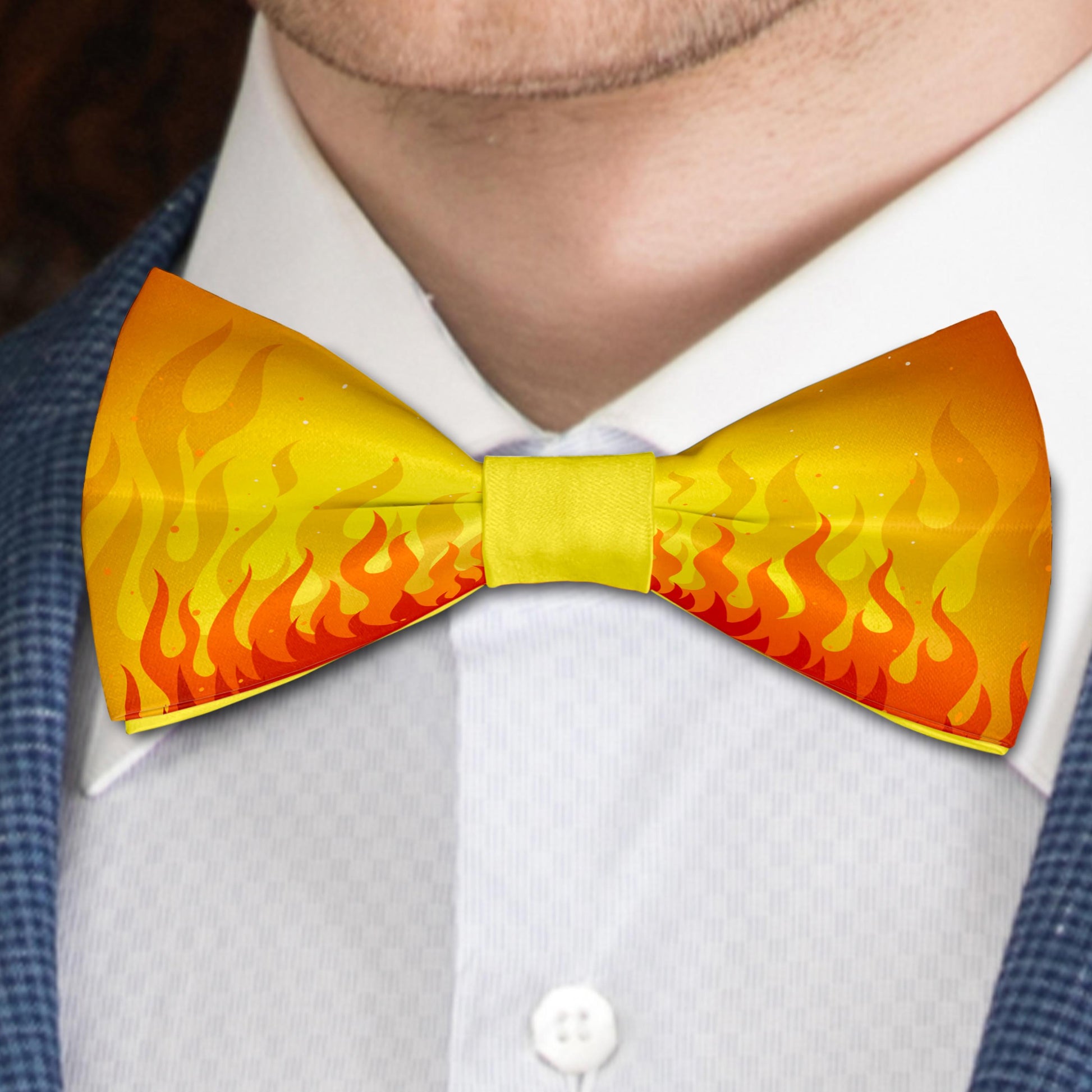 Fire Flame Bow Tie Bowties