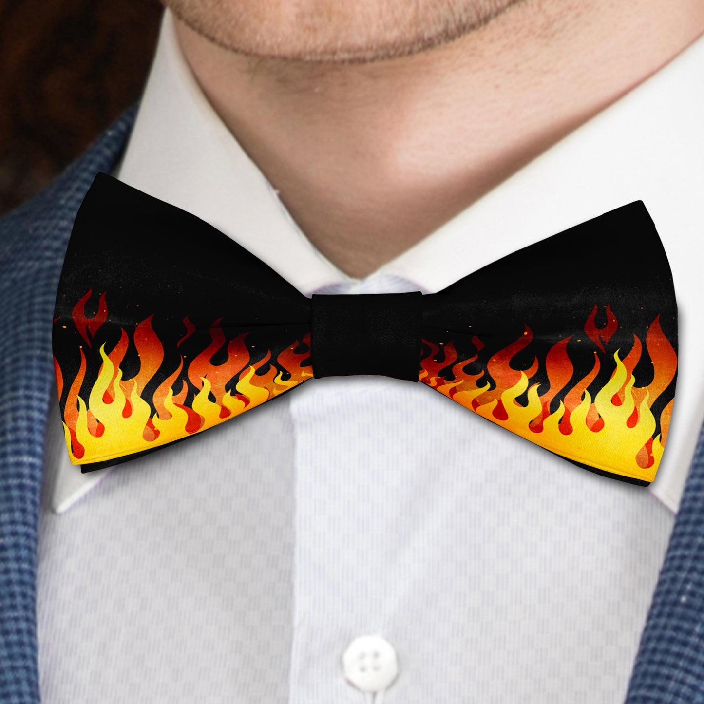 Fire Flame Bow Tie Bowties