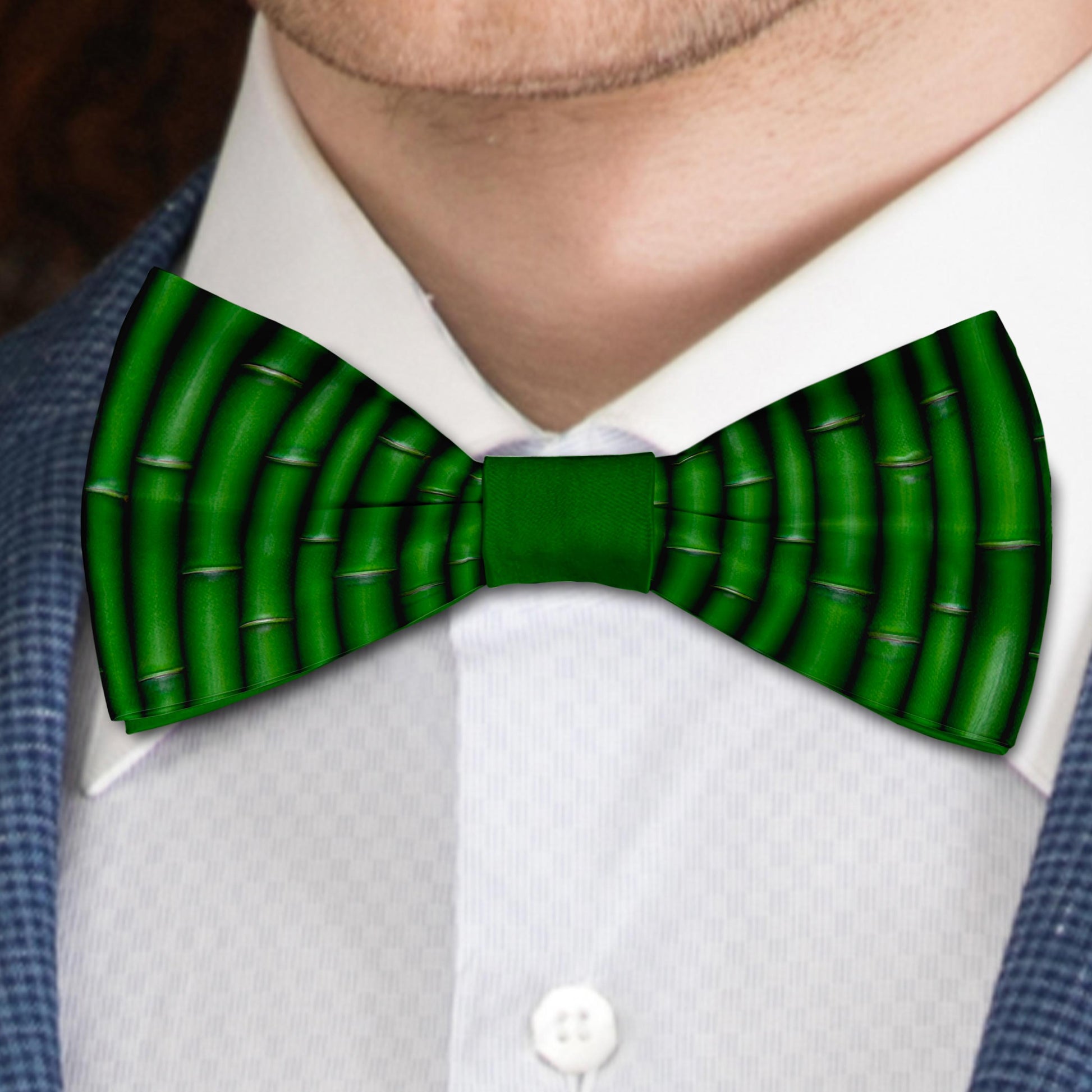 Bamboo print Bow Tie Bowties