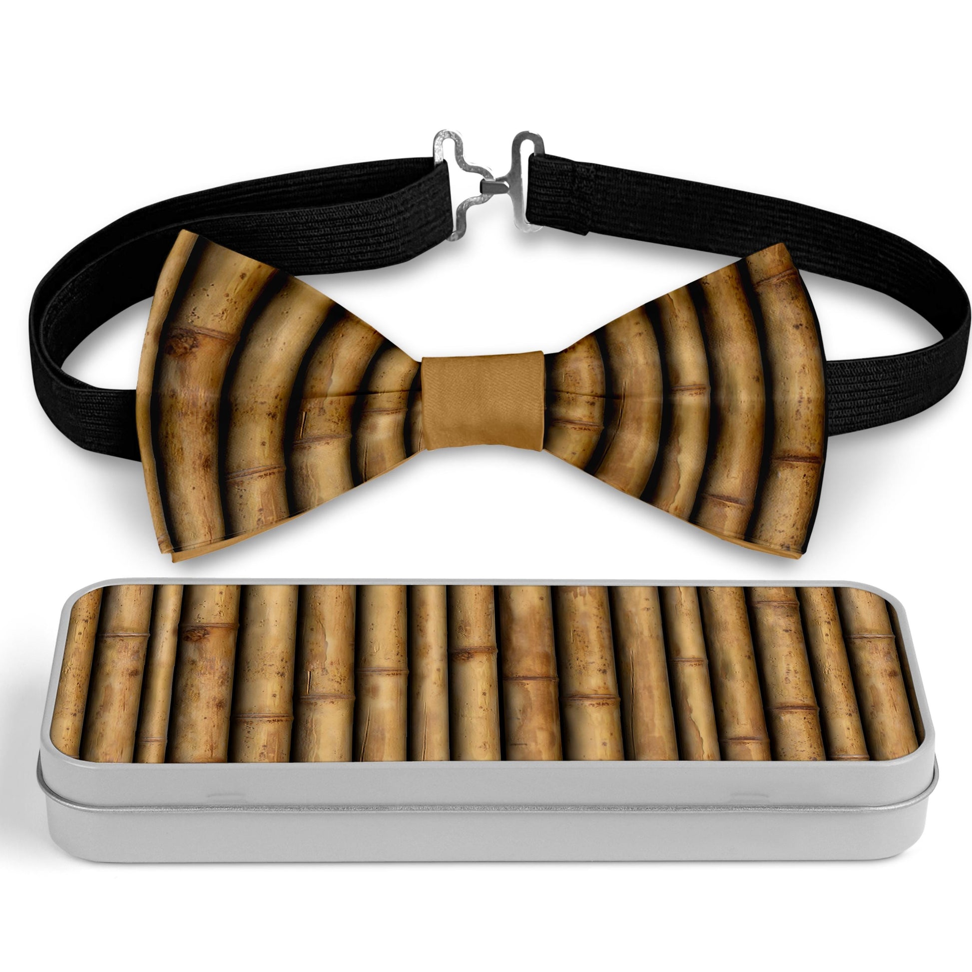 Bamboo print Bow Tie Bowties