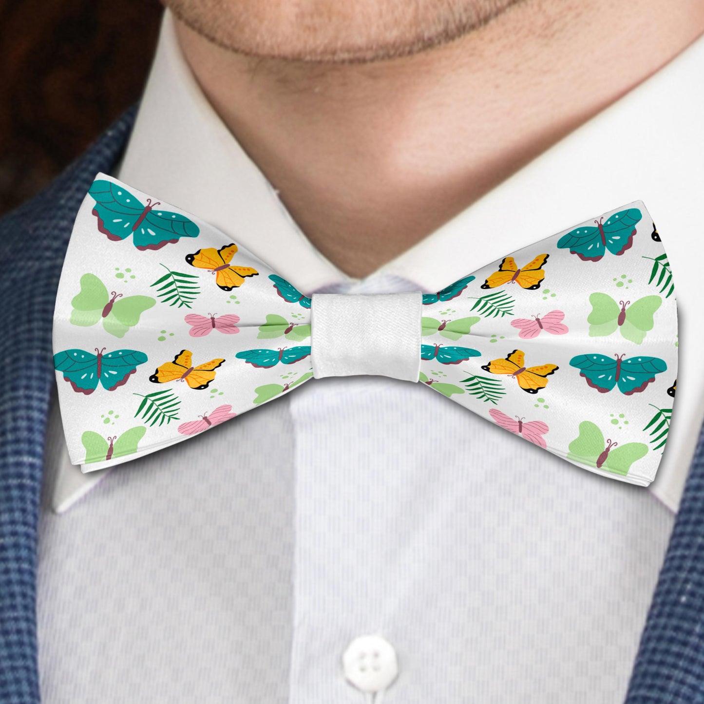 Butterflies print Bow Tie Bowties