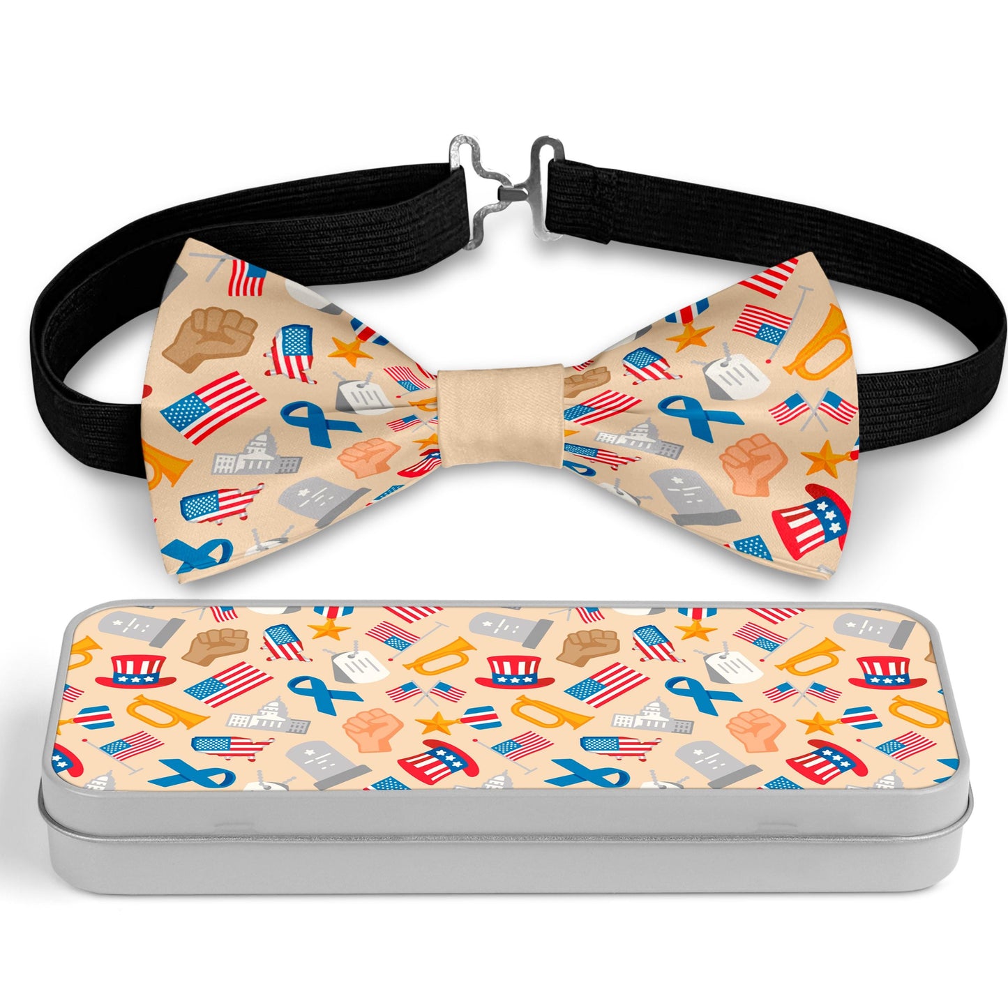 US Holiday Patriotic Bow Tie Bowties