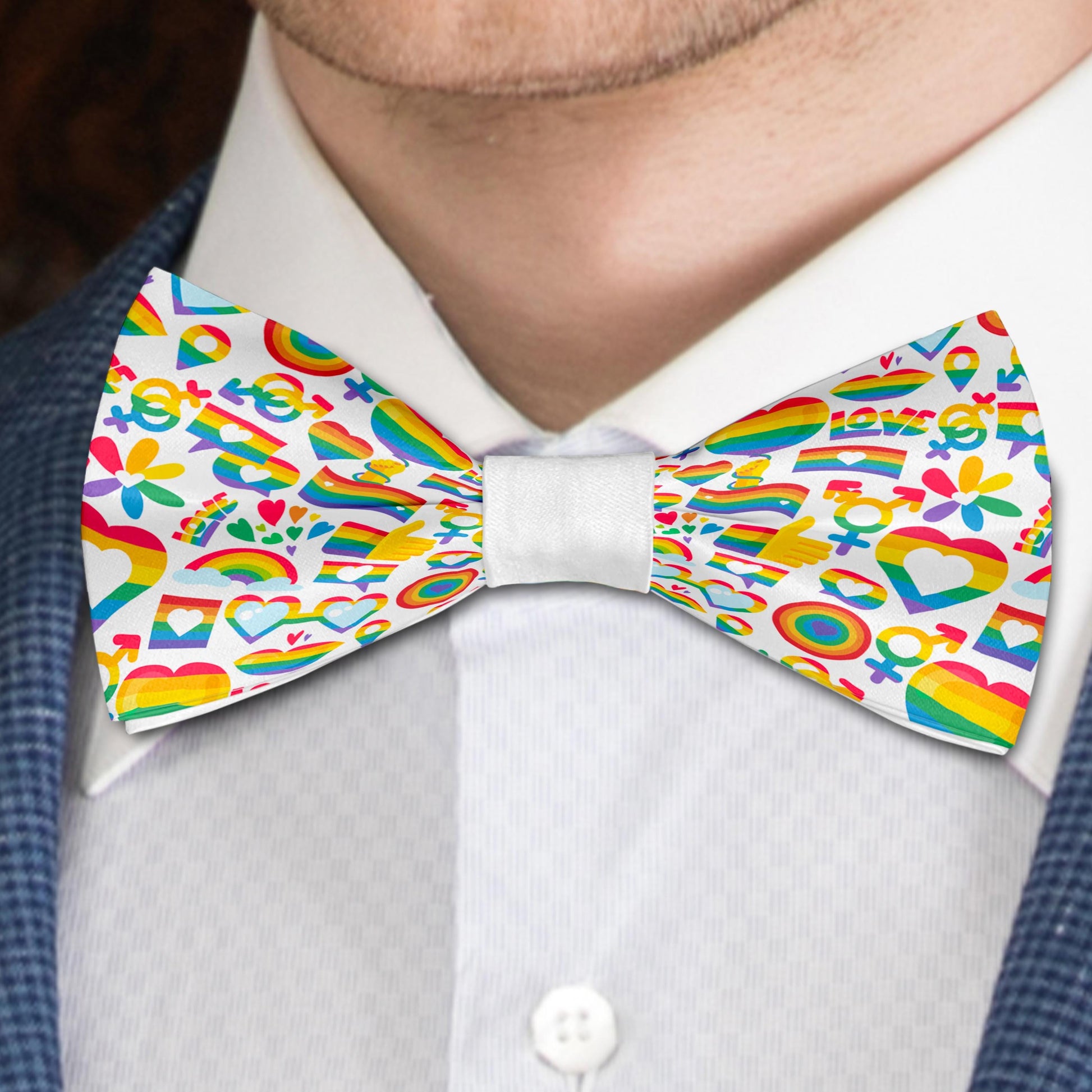 LGBT Love print Bow Tie Bowties