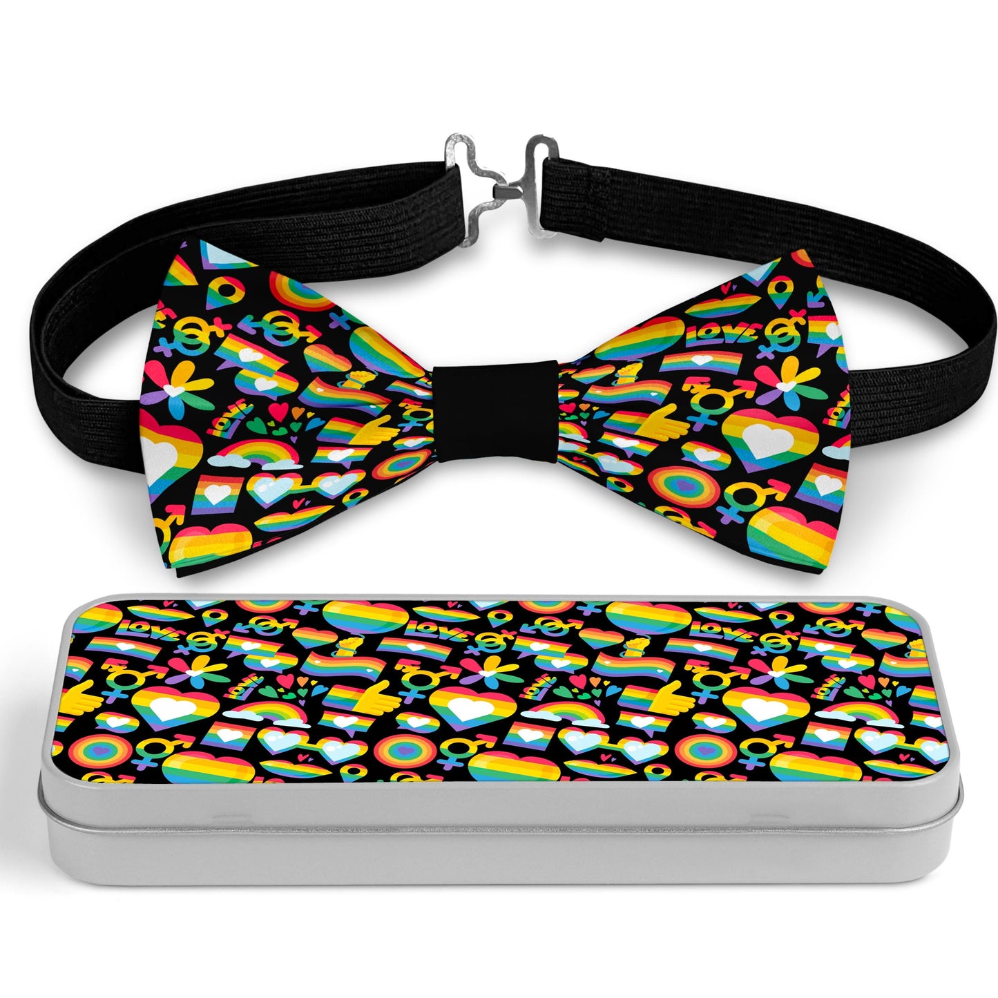 LGBT Love print Bow Tie Bowties