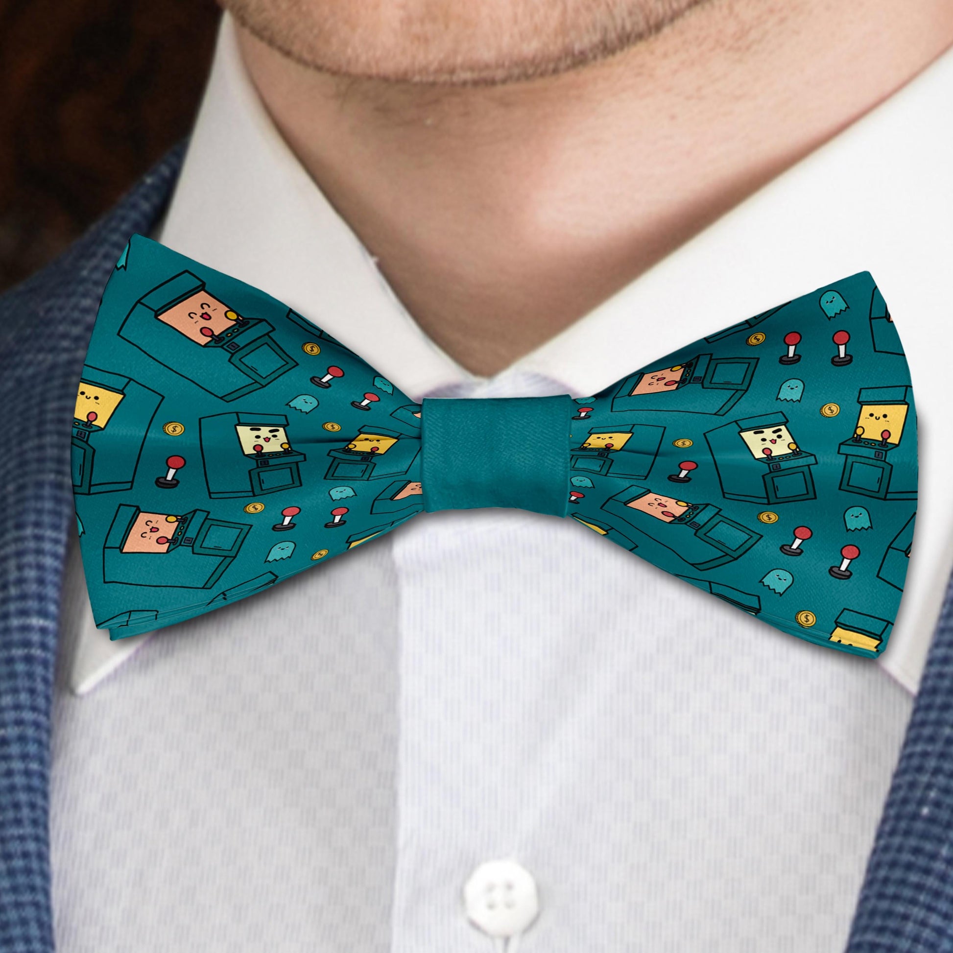 Arcade game print Bow Tie Bowties