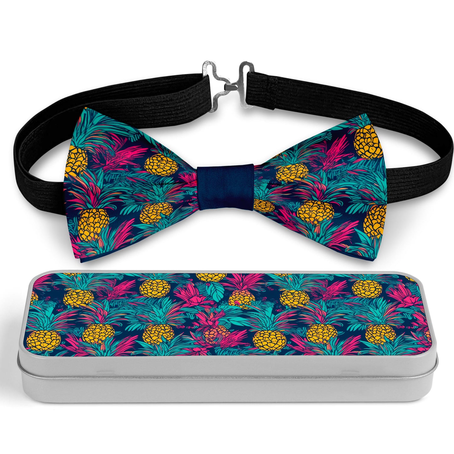 Brightly colored pineapples Bow Tie Bowties