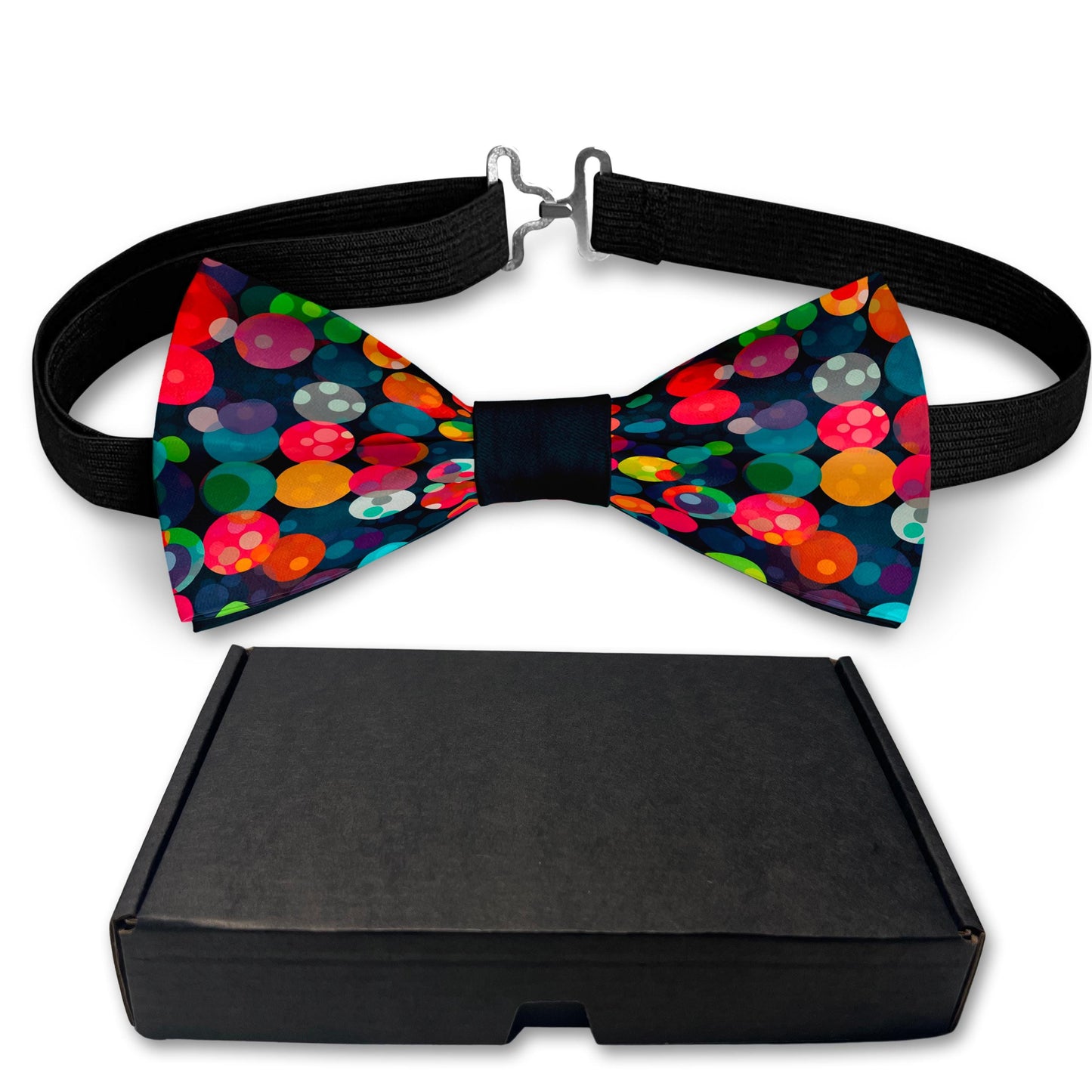 Polka Dot Rainbow Bow Tie Bowties