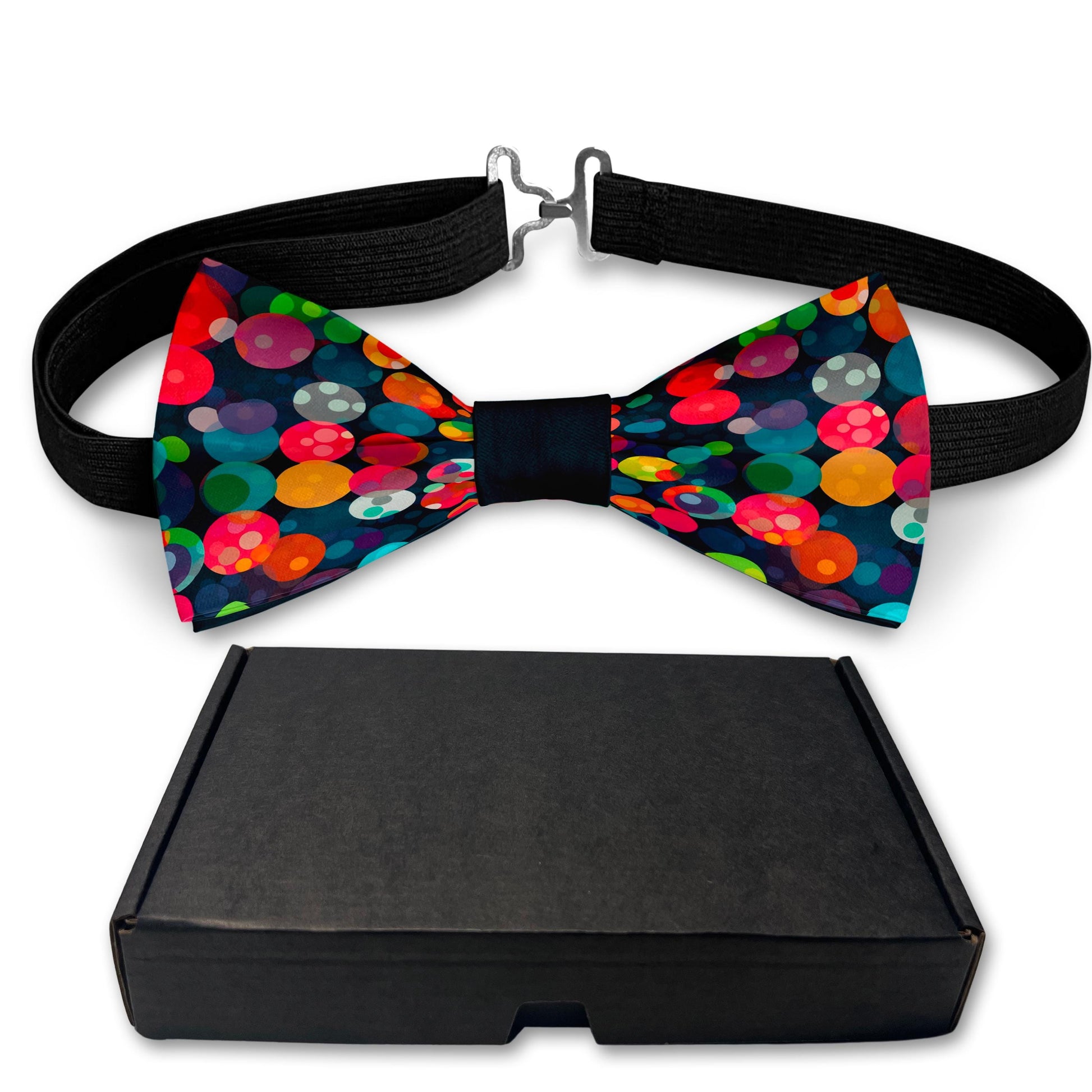 Polka Dot Rainbow Bow Tie Bowties