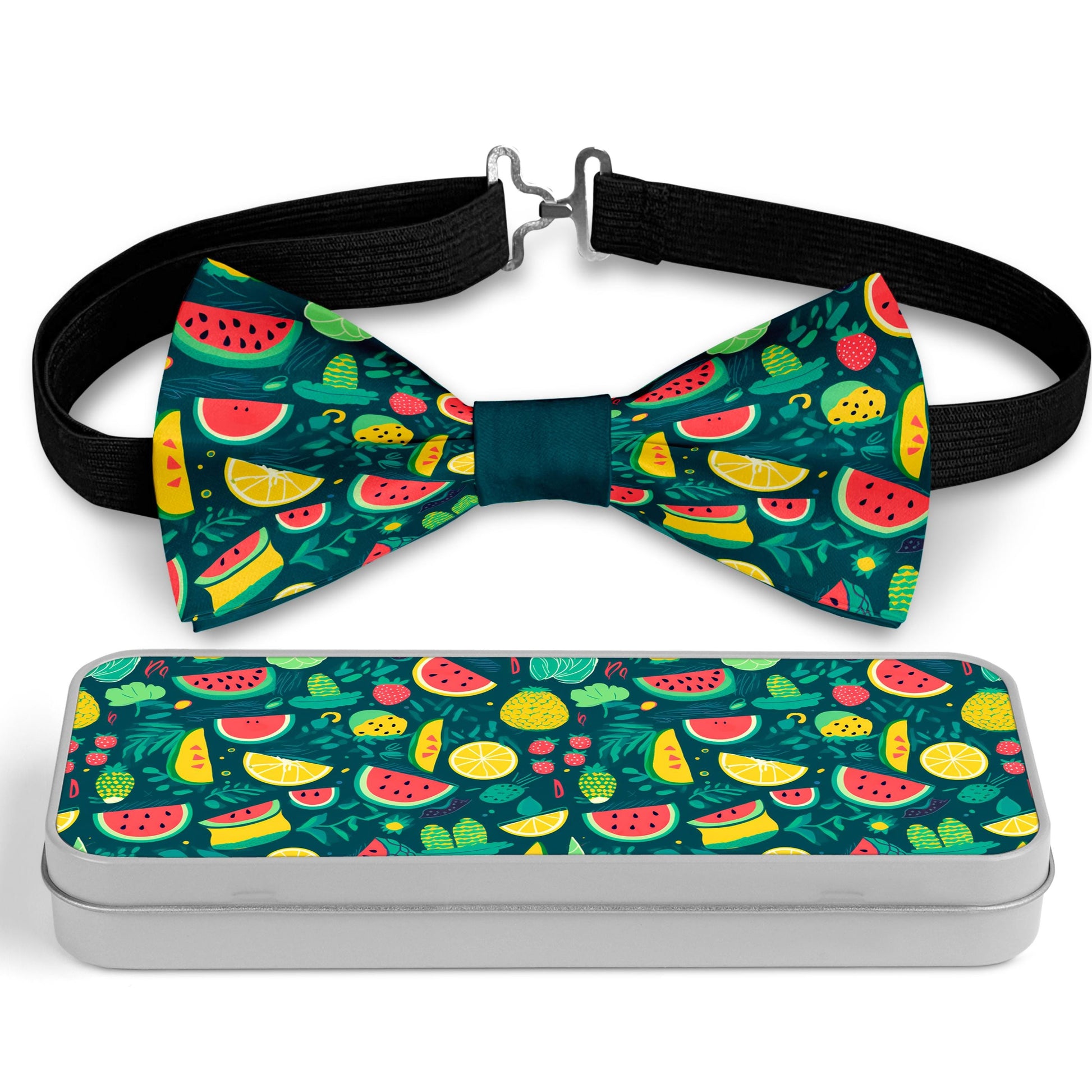 Tropical Print Bow Tie Bowties