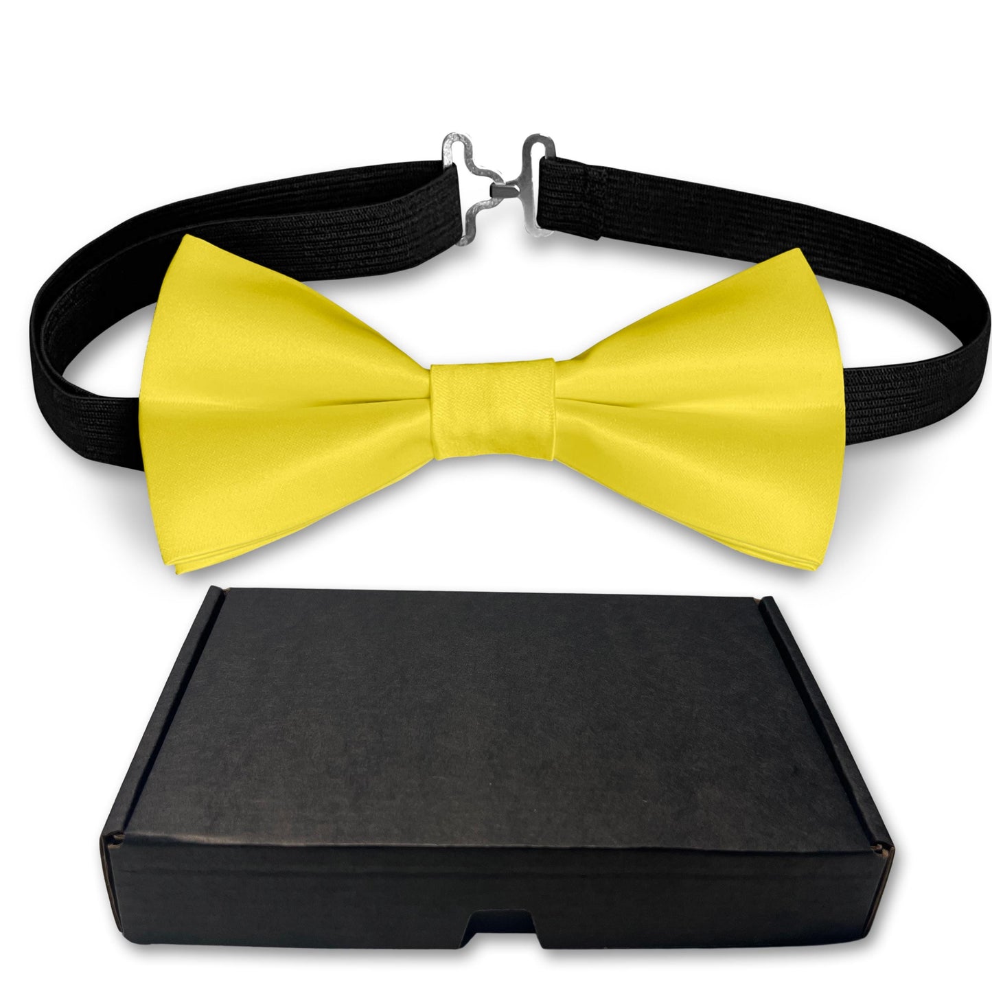 Canary Yellow Color Bow Tie Bowties