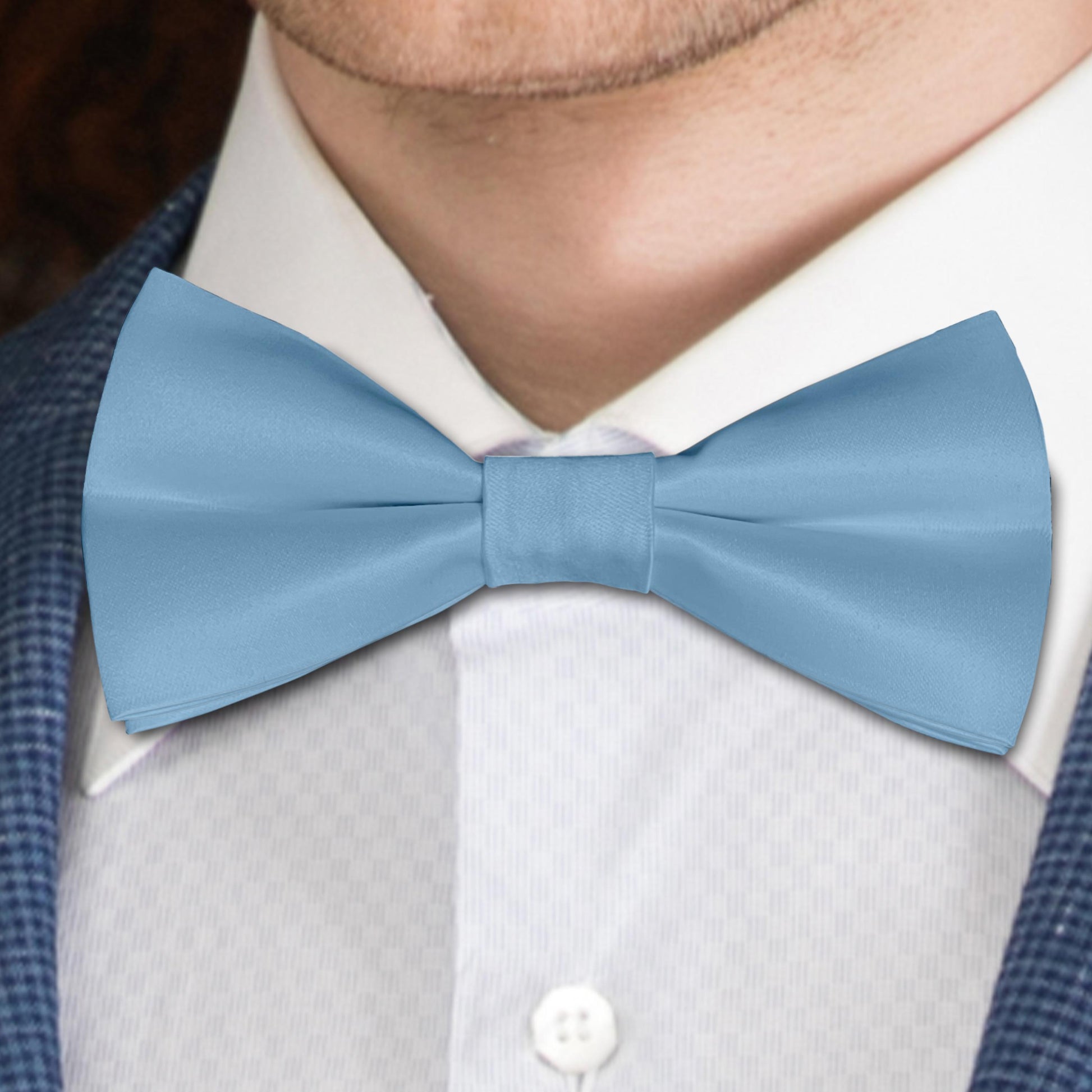 Cerulean Color Bow Tie Bowties