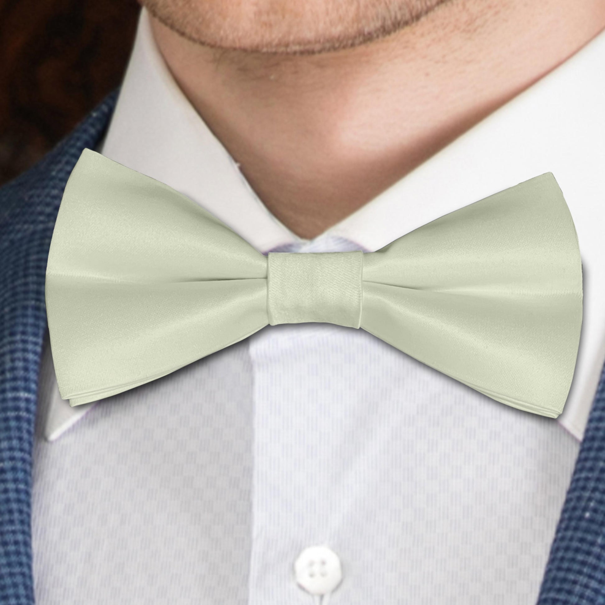 Tangy Lime Color Bow Tie Bowties