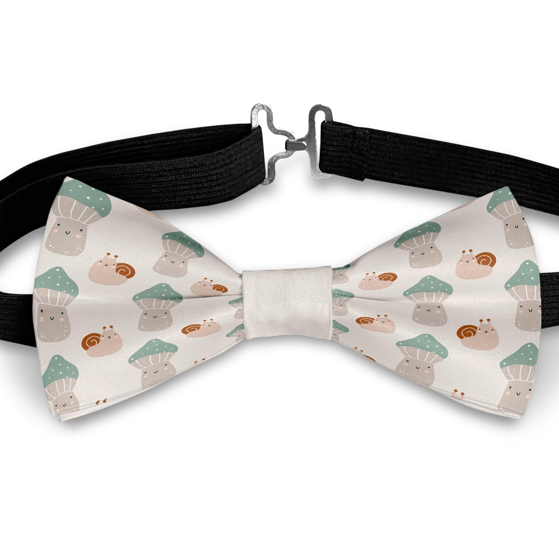 Mushrooms And Snails Bow Tie Bowties