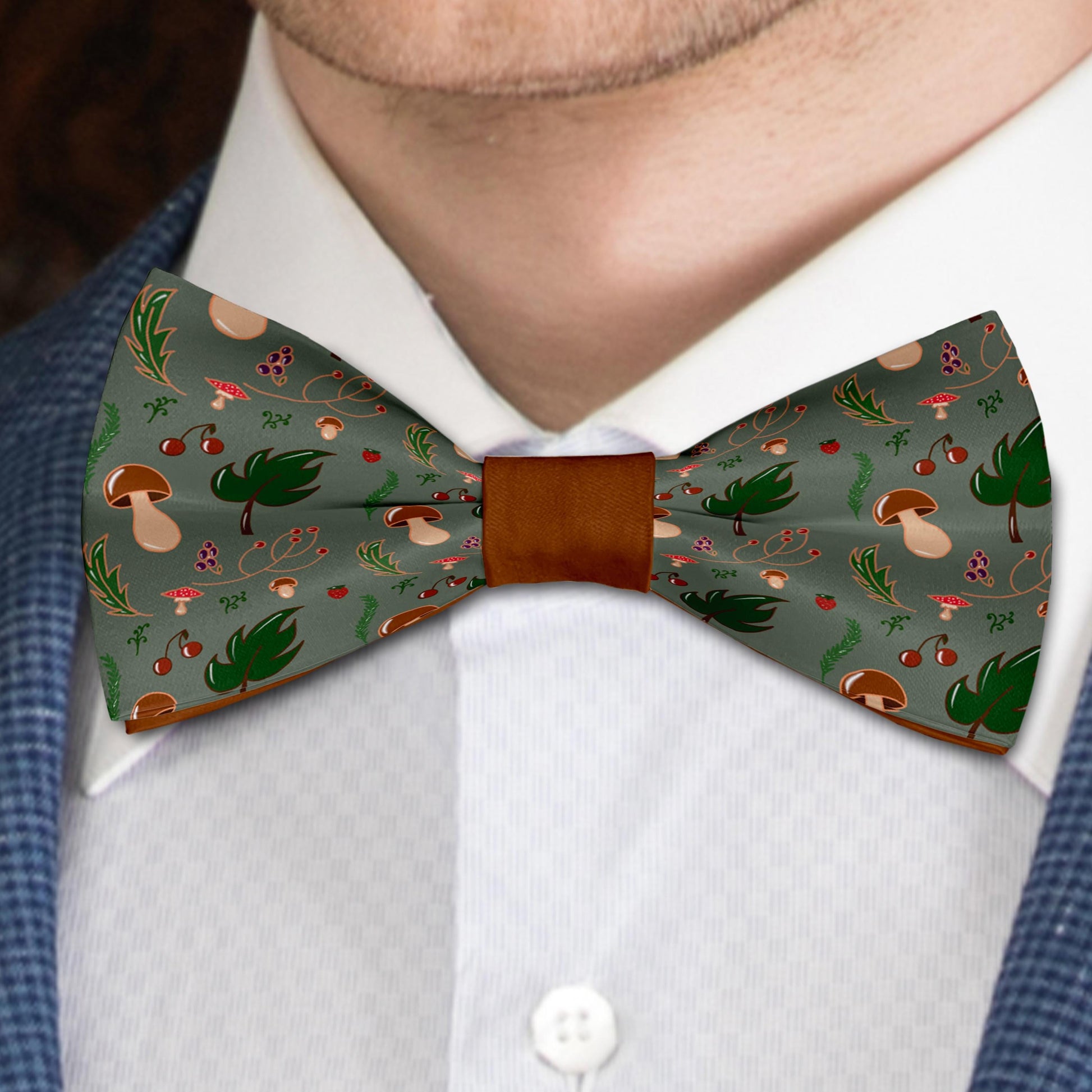 Mushrooms Bow Tie Bowties