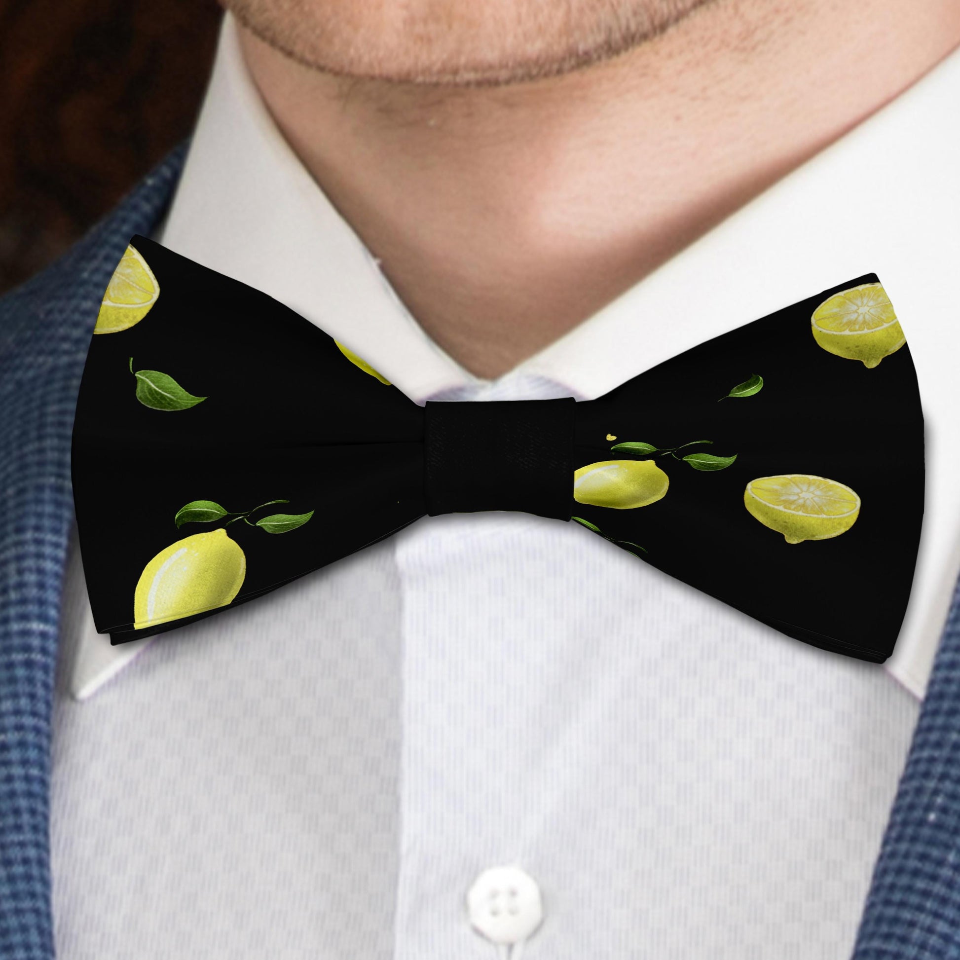 Lemon Fruit Bow Tie Bowties