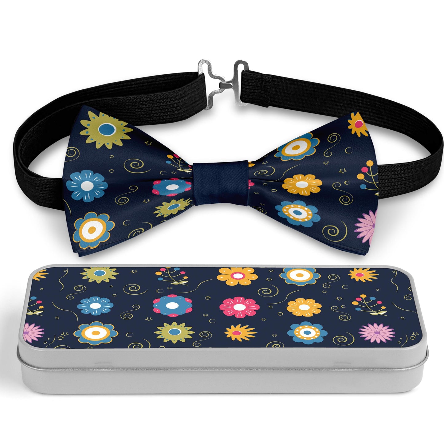 Colored flowers Bow Tie Bowties