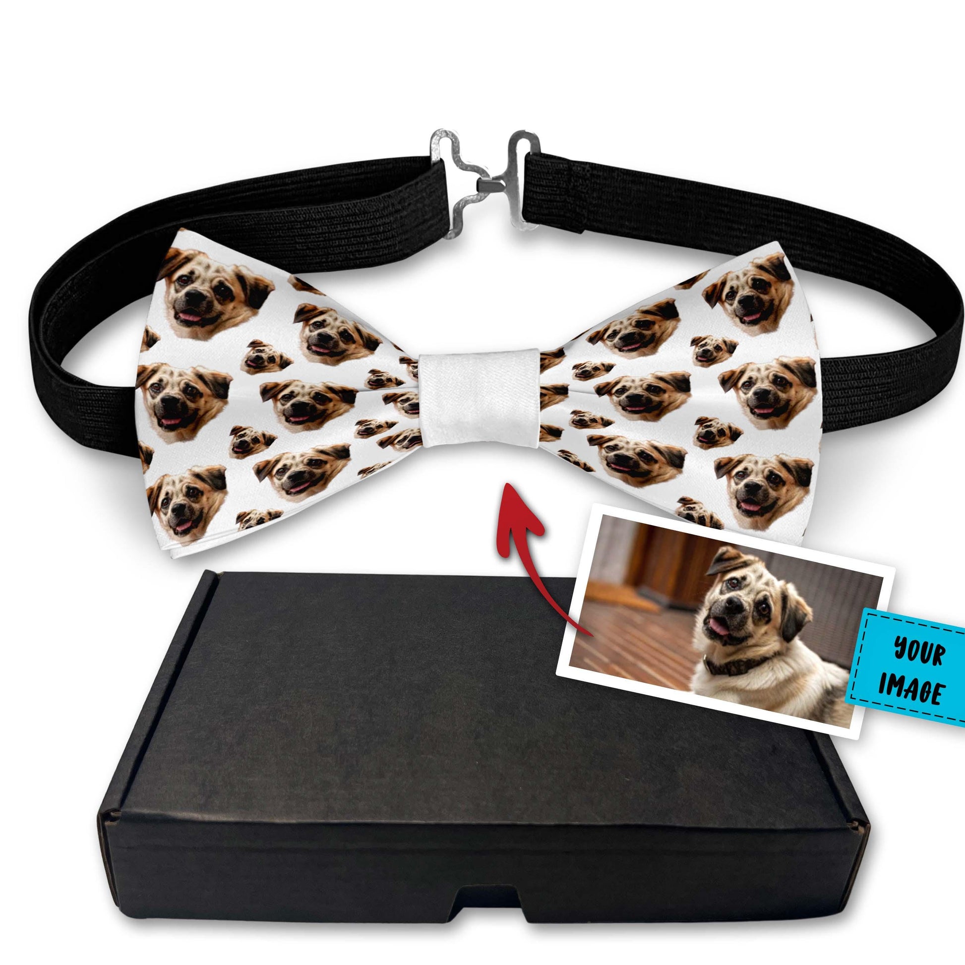 Custom Photo Bow Tie With Your Dog Image Bowties