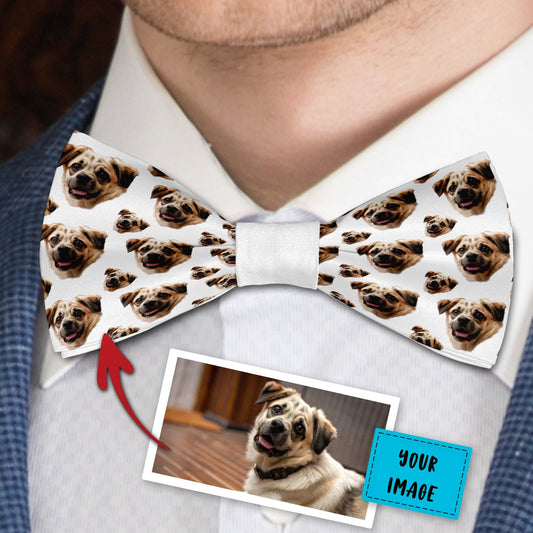 Custom Photo Bow Tie With Your Dog Image Bowties