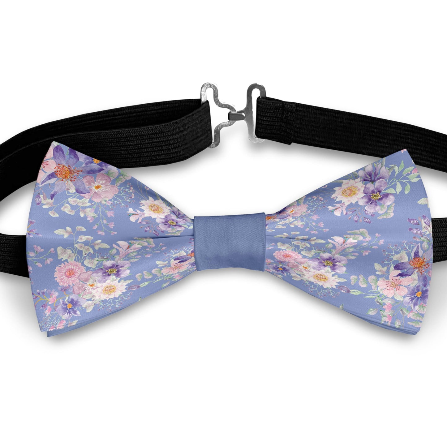 Floral Purple Pink Bow Tie Bowties