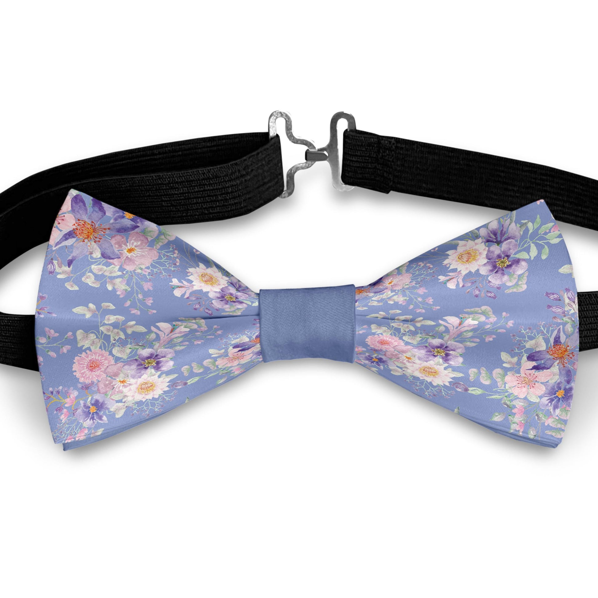 Floral Purple Pink Bow Tie Bowties