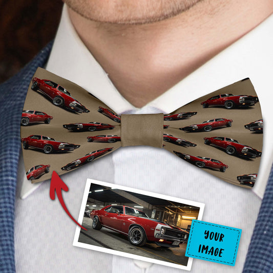 Custom Photo Bow Tie With Your Car Image Bowties